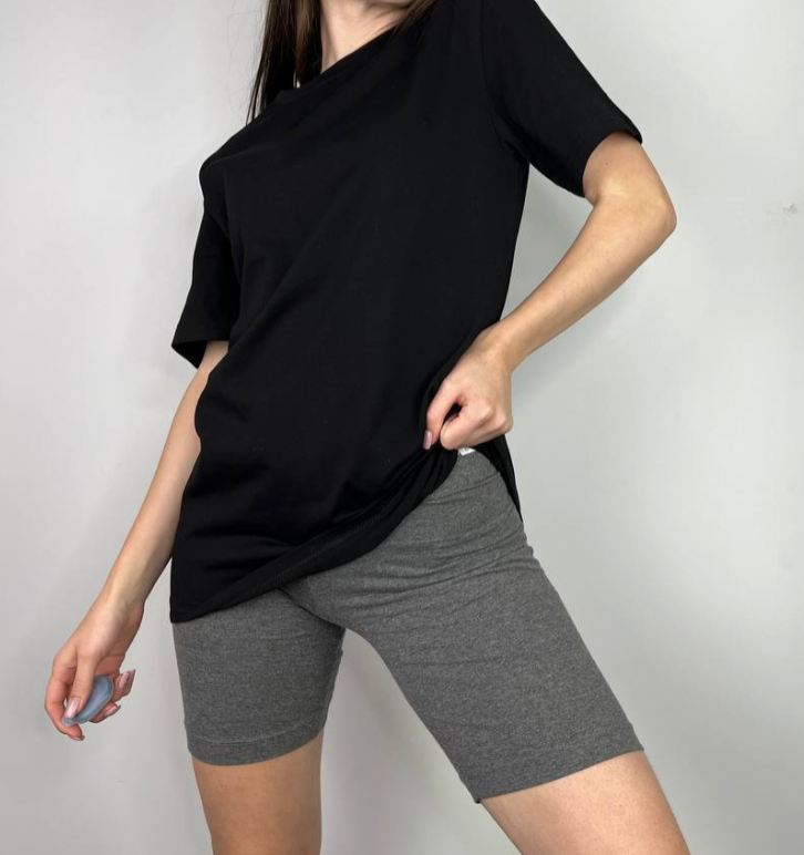 ЧЕРНАЯ ХЛОПКОВАЯ ФУТБОЛКА