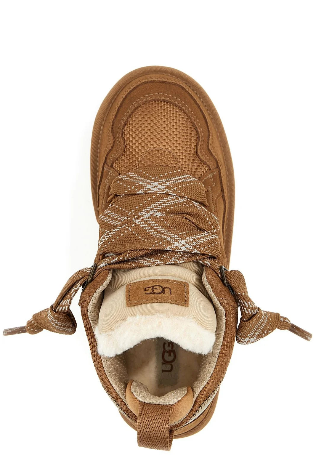 Высокие замшевые кеды UGG Lowmel