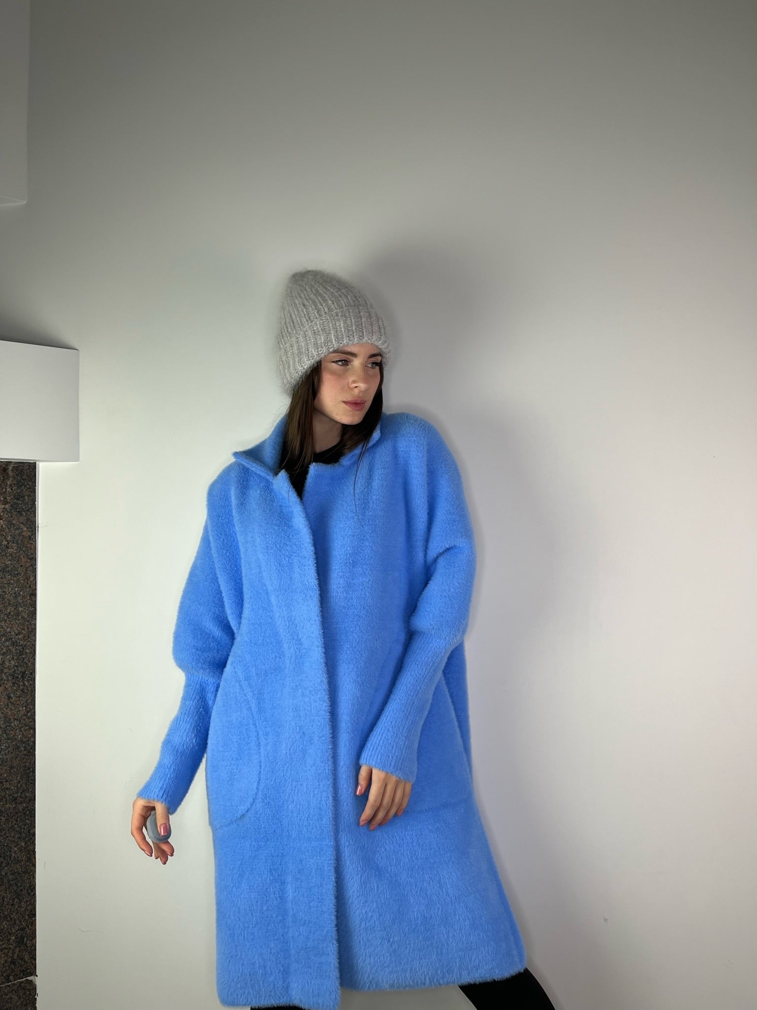 Debeszils garš Alpakas mētelis (OS)