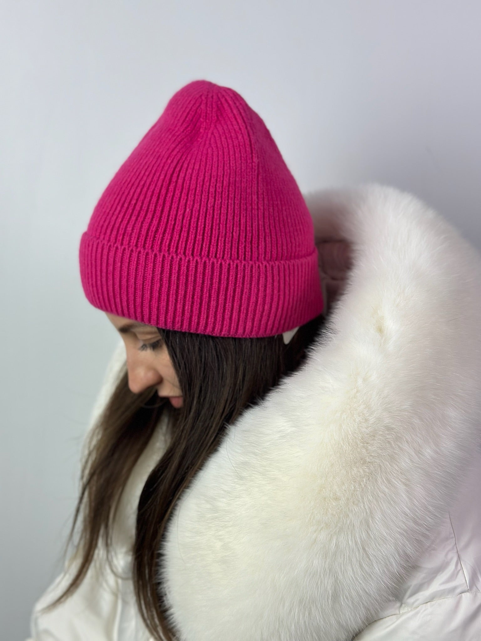 Fuchsia hat