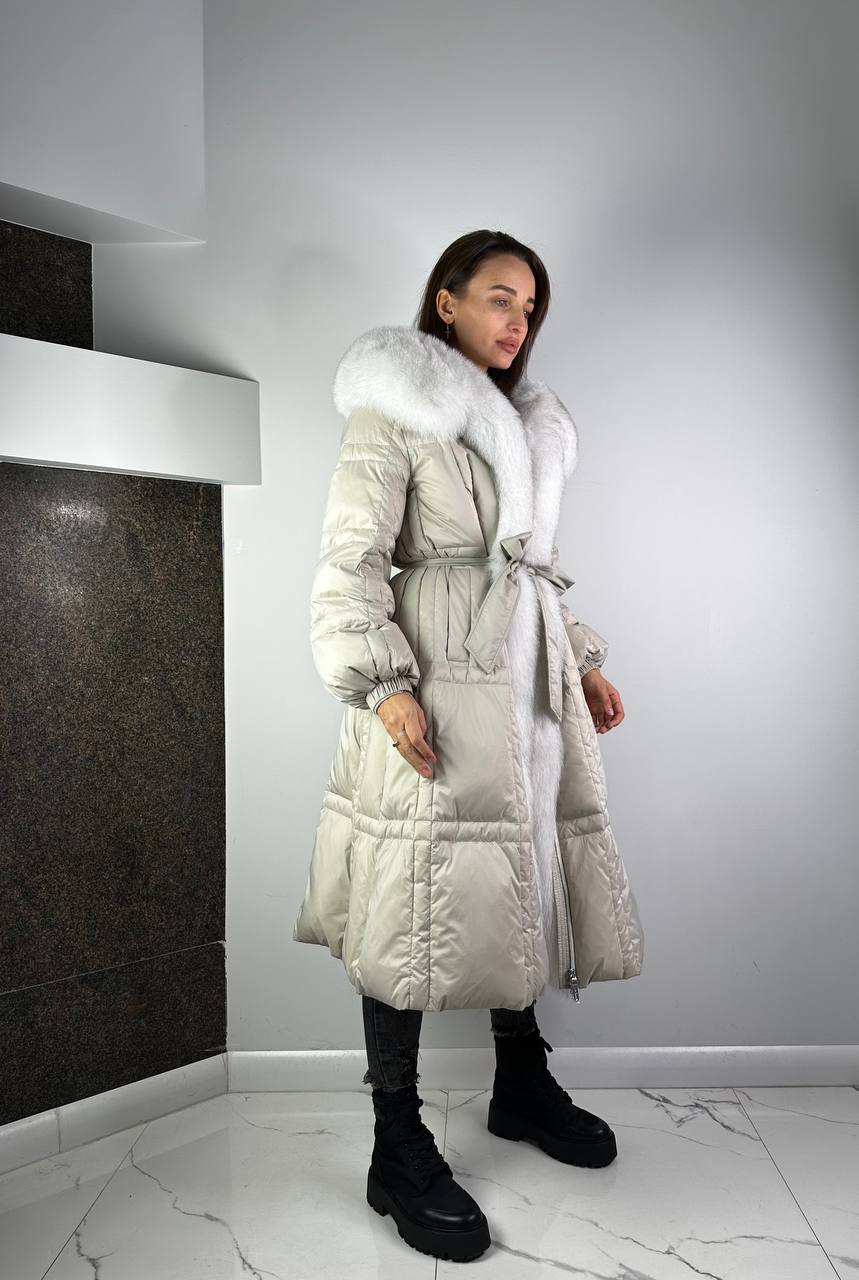 Sieviešu dūnu jaka bēša / Top-то Exclusive Baltic 110 cm