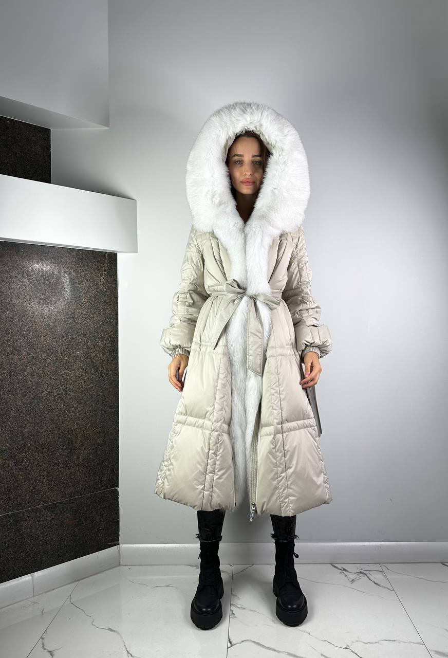 Sieviešu dūnu jaka bēša / Top-то Exclusive Baltic 110 cm