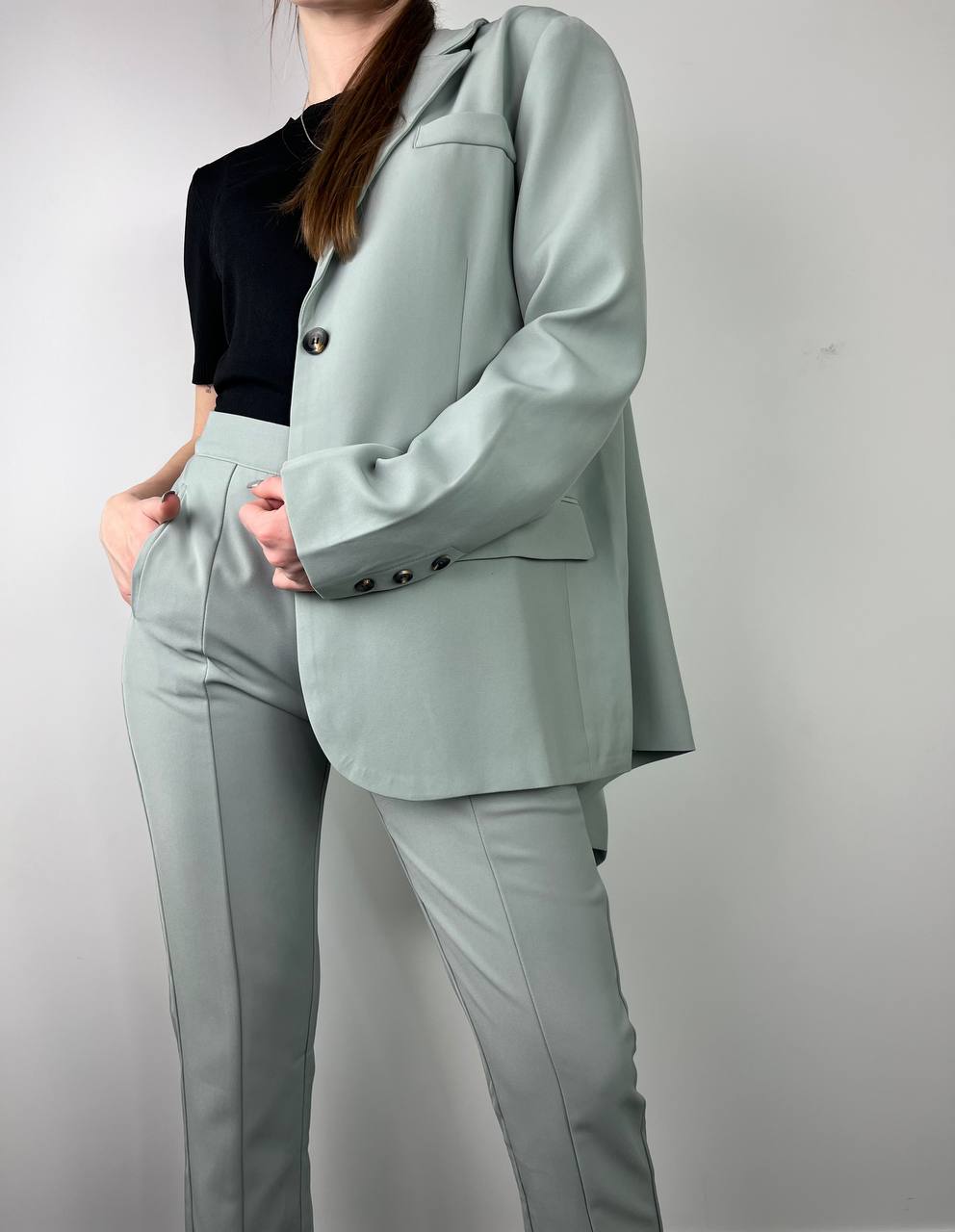 Mint pantsuit