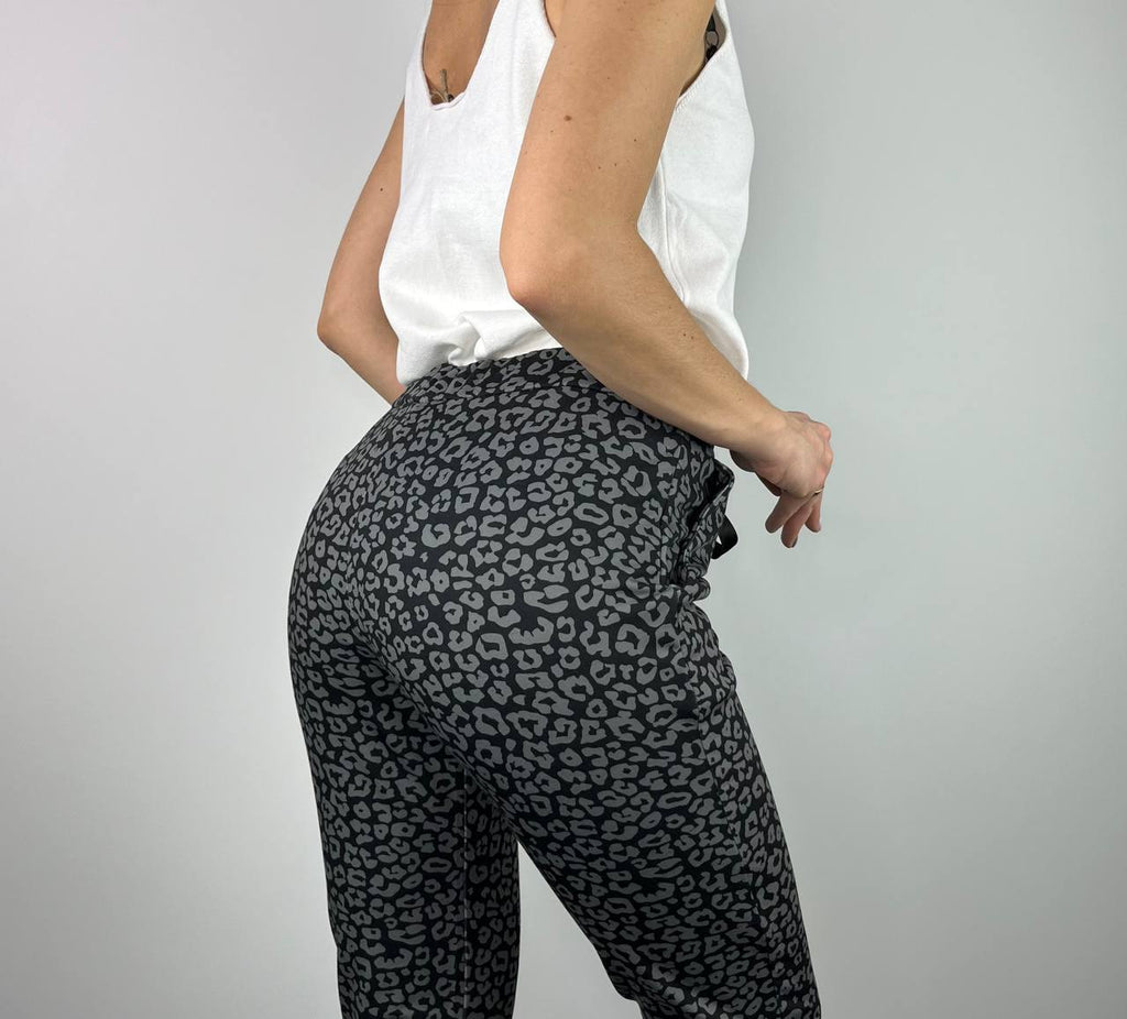 Grey Leopard pants