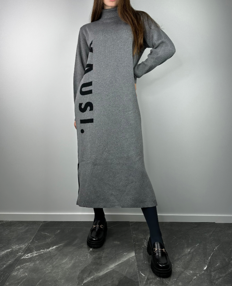 GREY DRESS