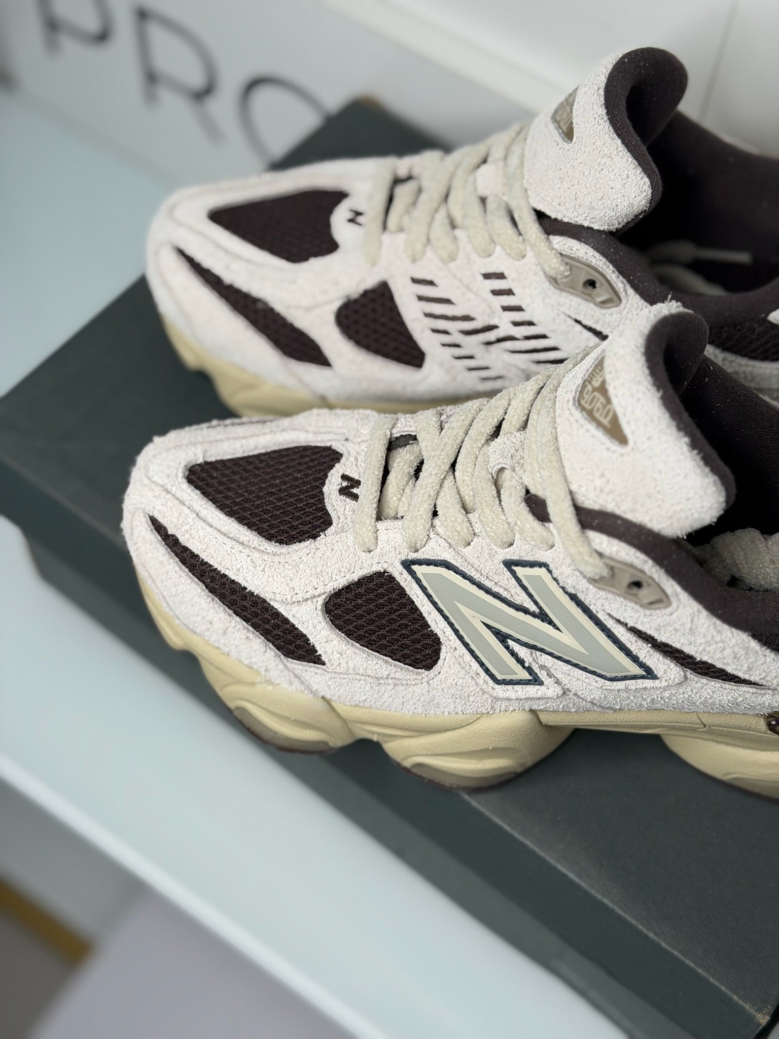 New Balance 9060 Sydney McLaughlin-Levrone Linen Black Coffee