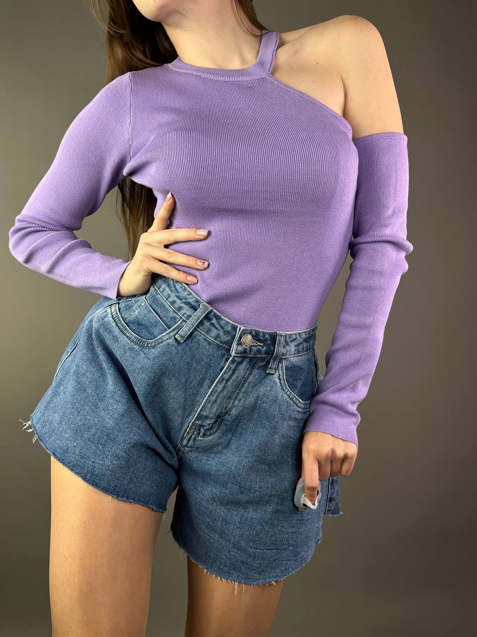 Purple sweater J-Claire