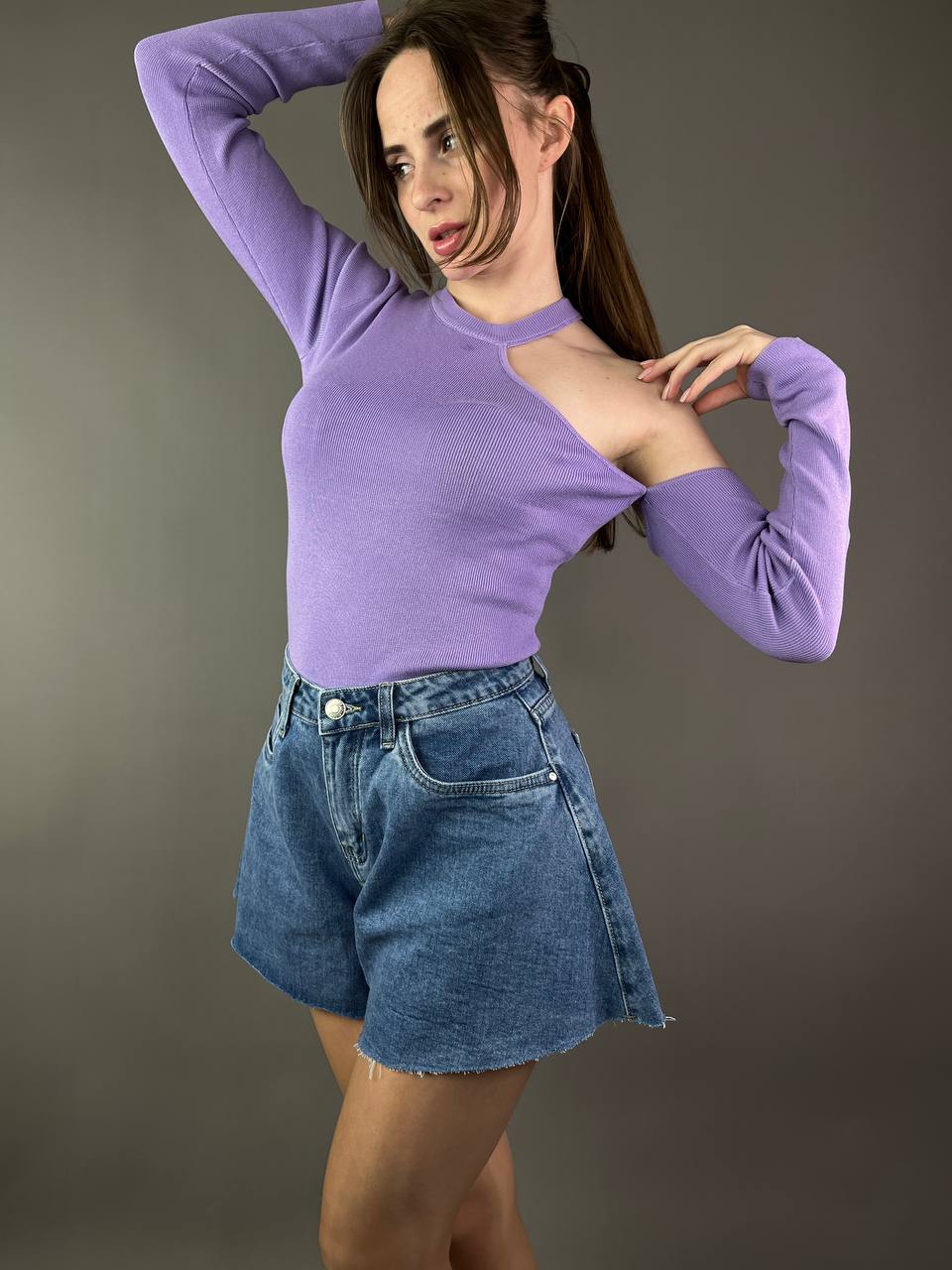 Purple sweater J-Claire