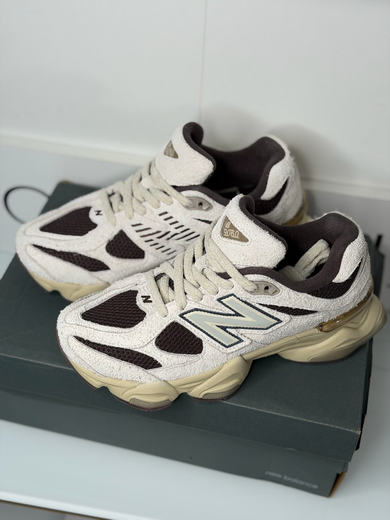 New Balance 9060 Sydney McLaughlin-Levrone Linen Black Coffee