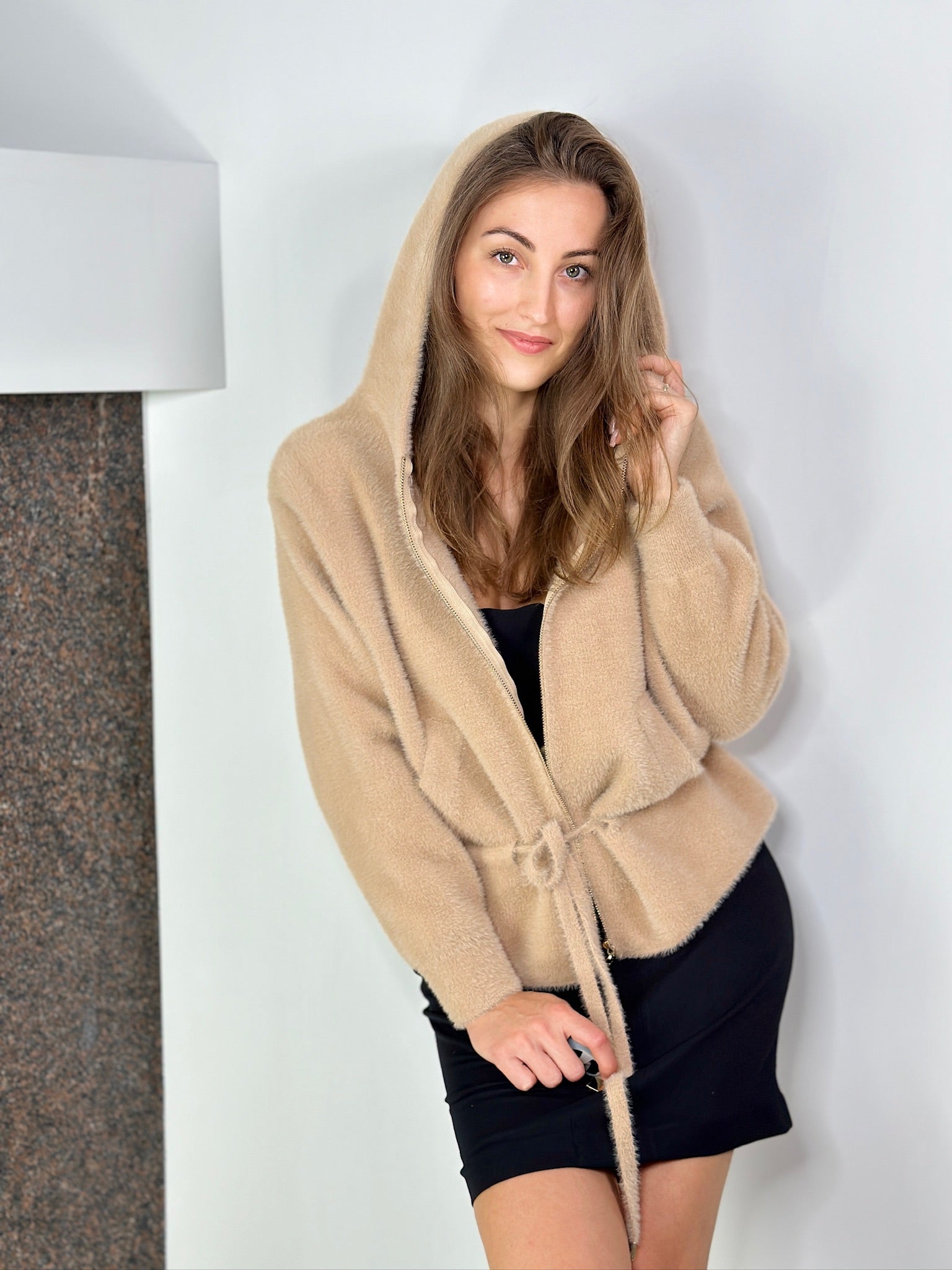 Beige Alpaca Jacket