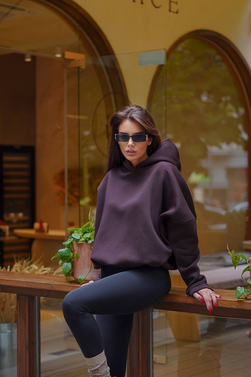 Oversize Hoodie with Fleece