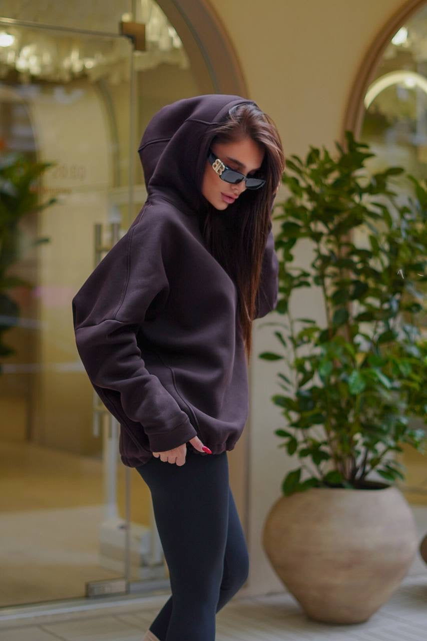 Oversize Hoodie with Fleece