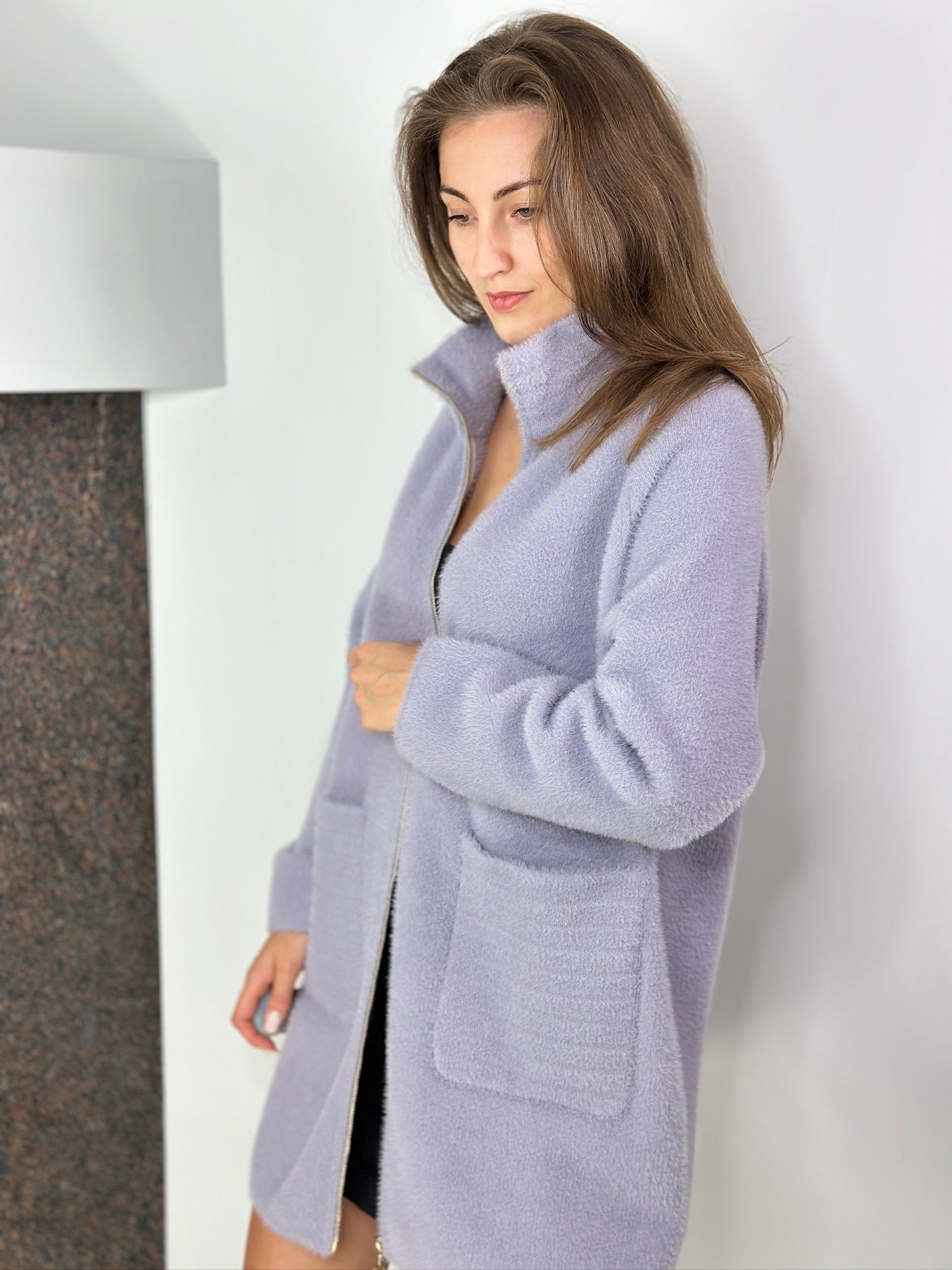 Lavender Alpaca coat