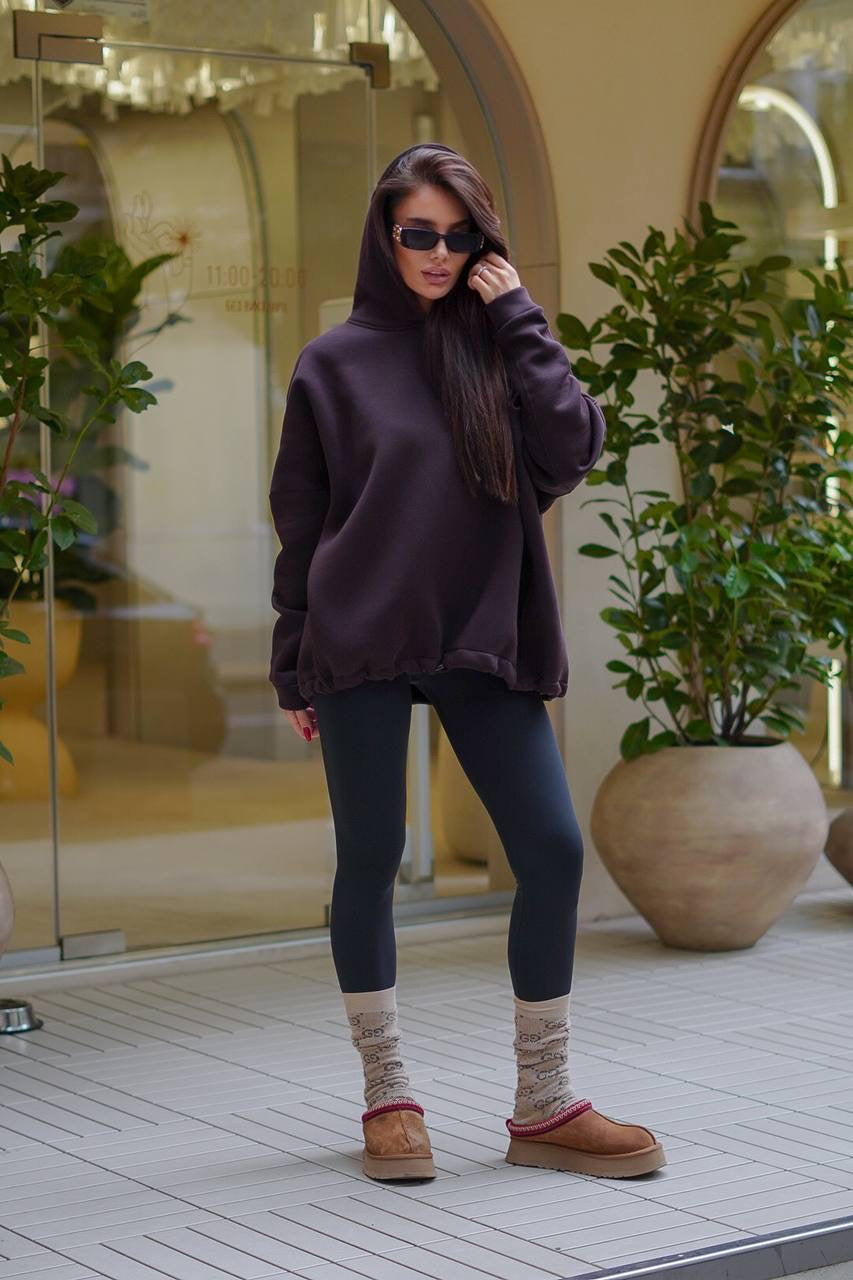 Oversize Hoodie with Fleece