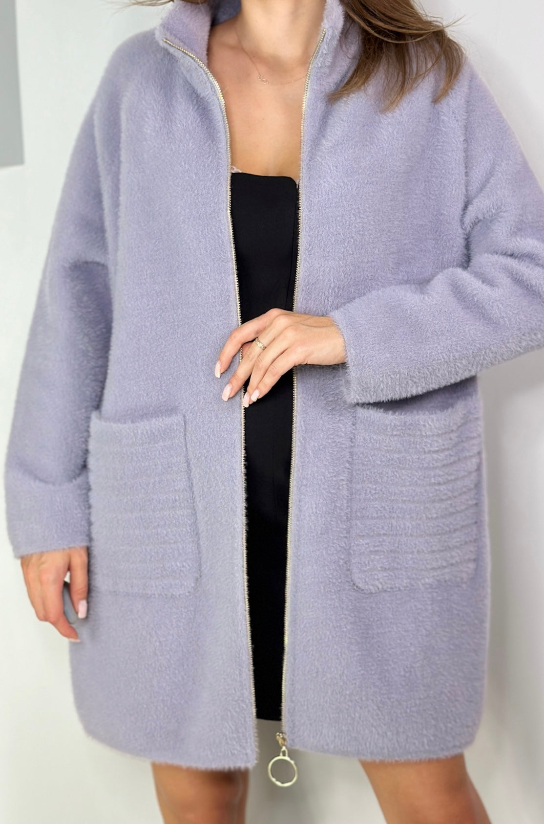 Lavender Alpaca coat