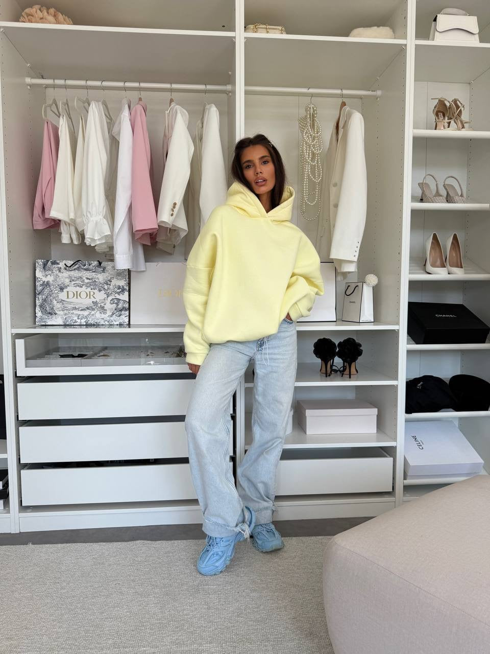 Oversize Hoodie with Fleece