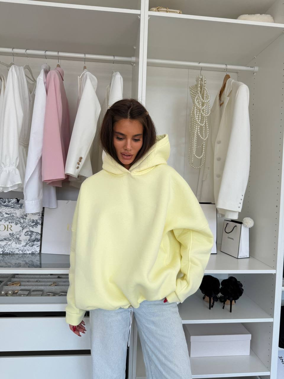 Oversize Hoodie with Fleece