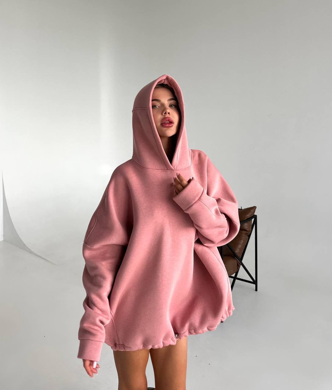 Oversize Hoodie with Fleece