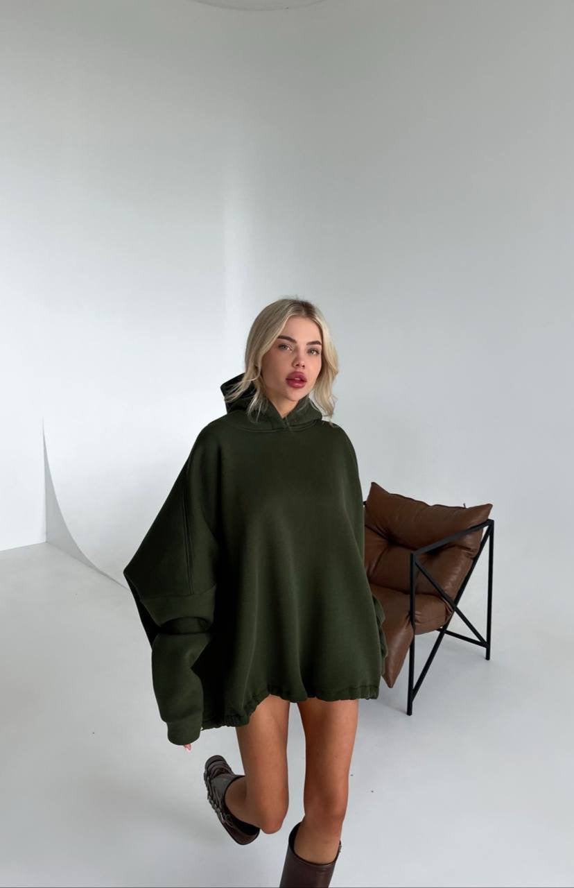 Oversize Hoodie with Fleece