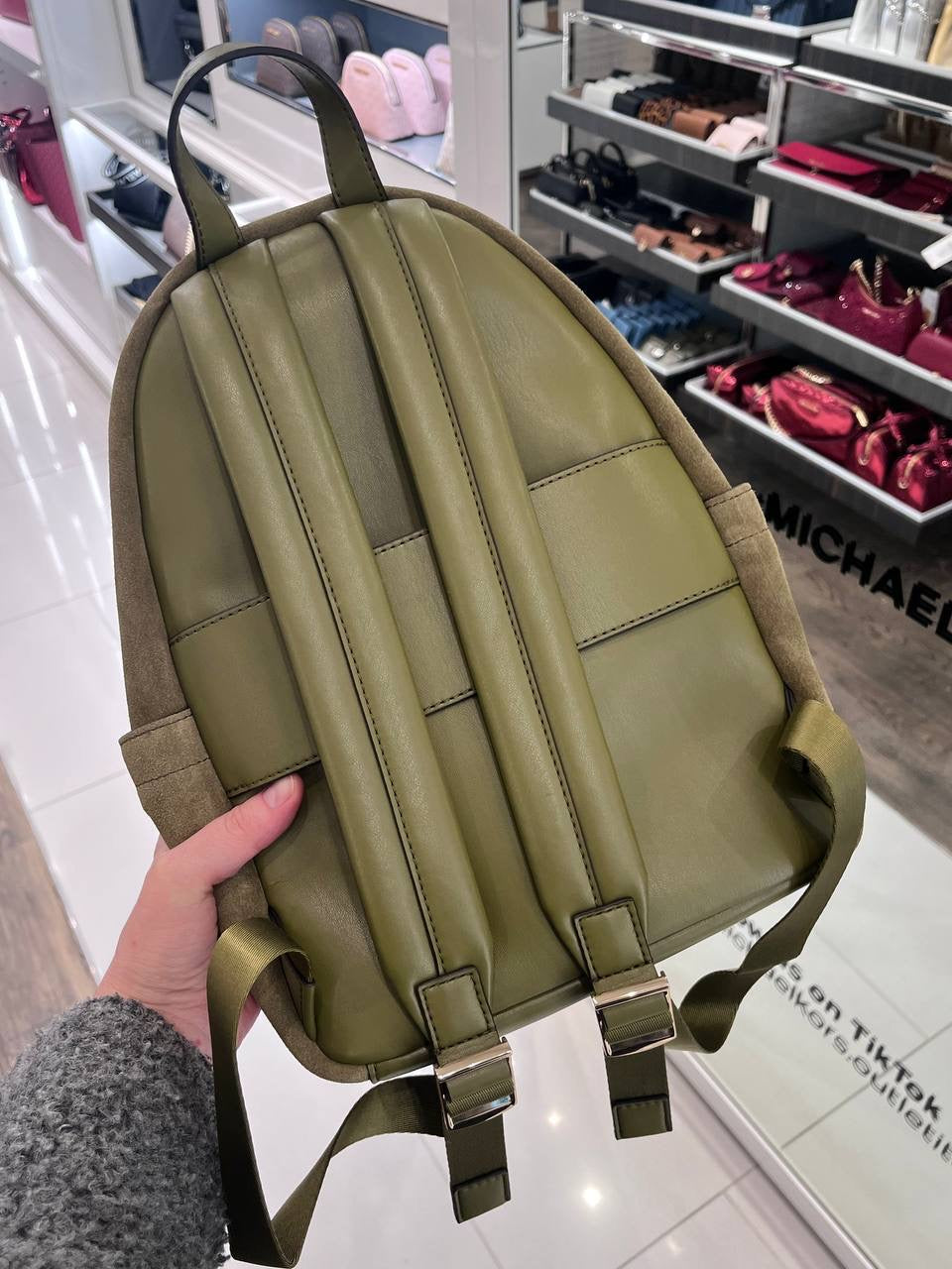 Michael Kors Suede Mini Backpack