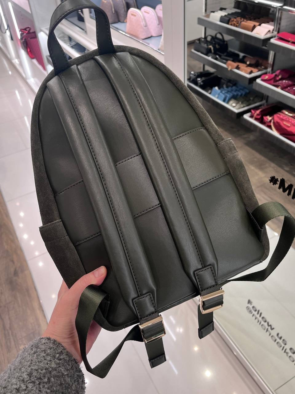 Michael Kors Suede Mini Backpack