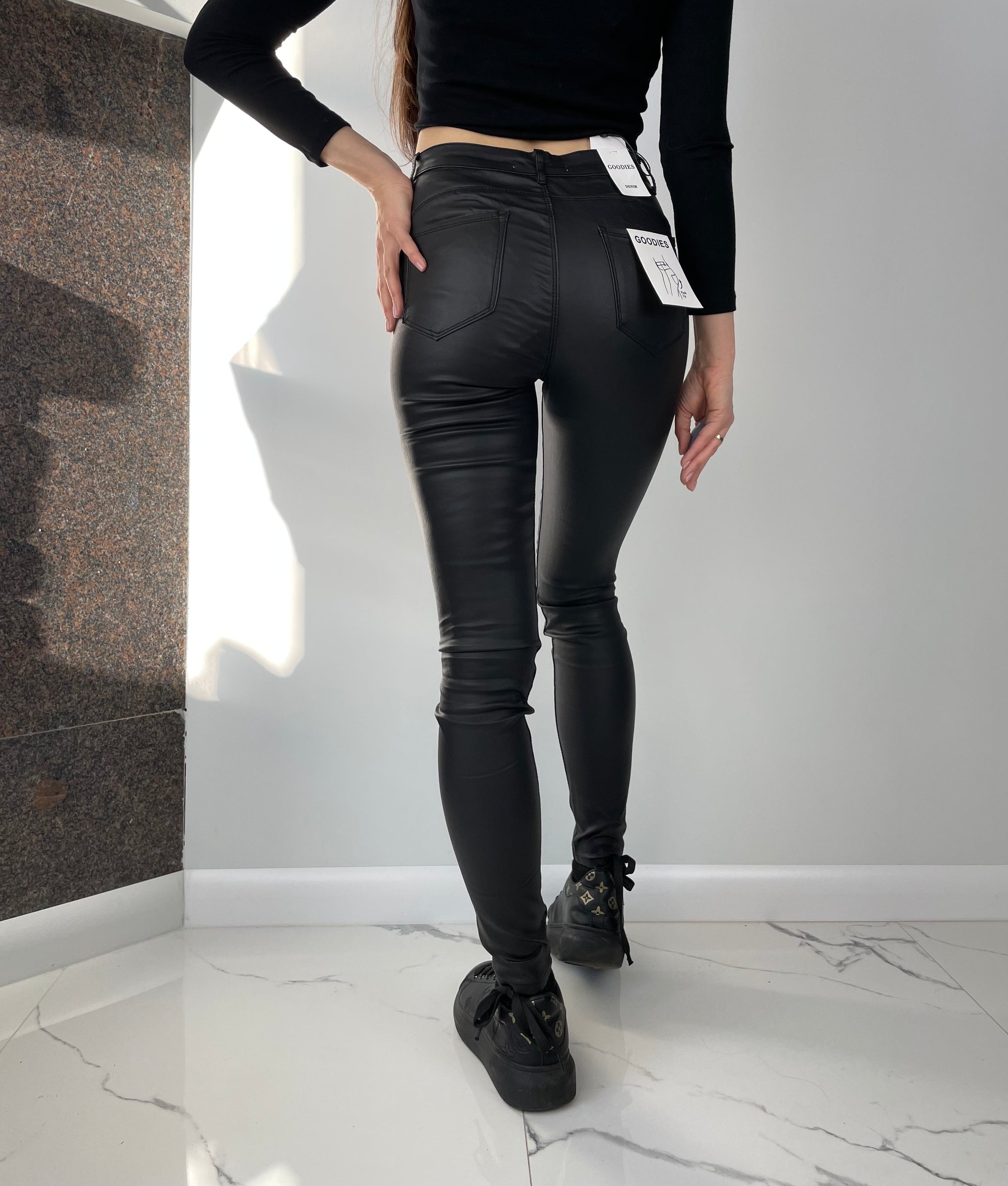 Black Eco Leather Pants Goodies