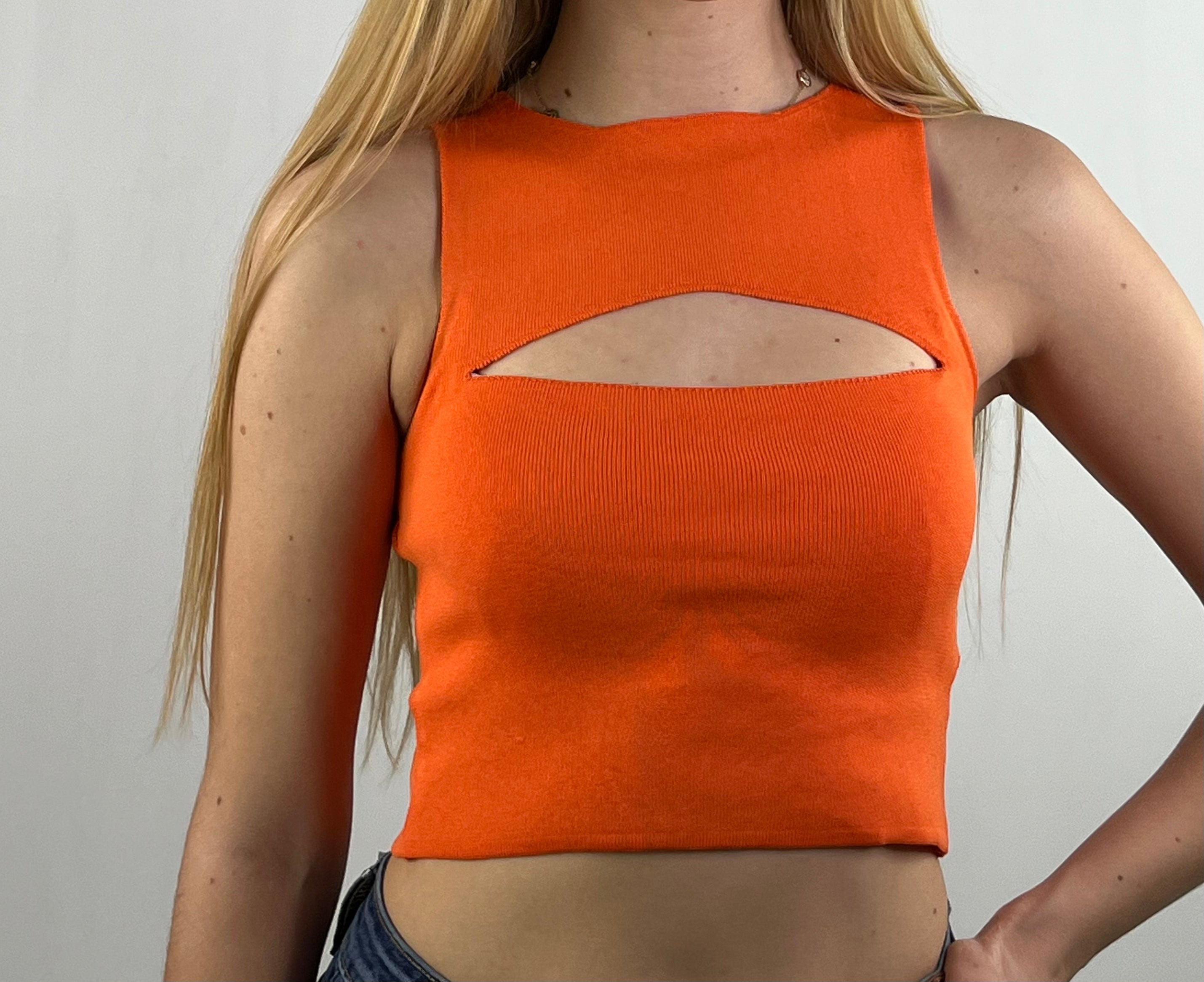 Orange top