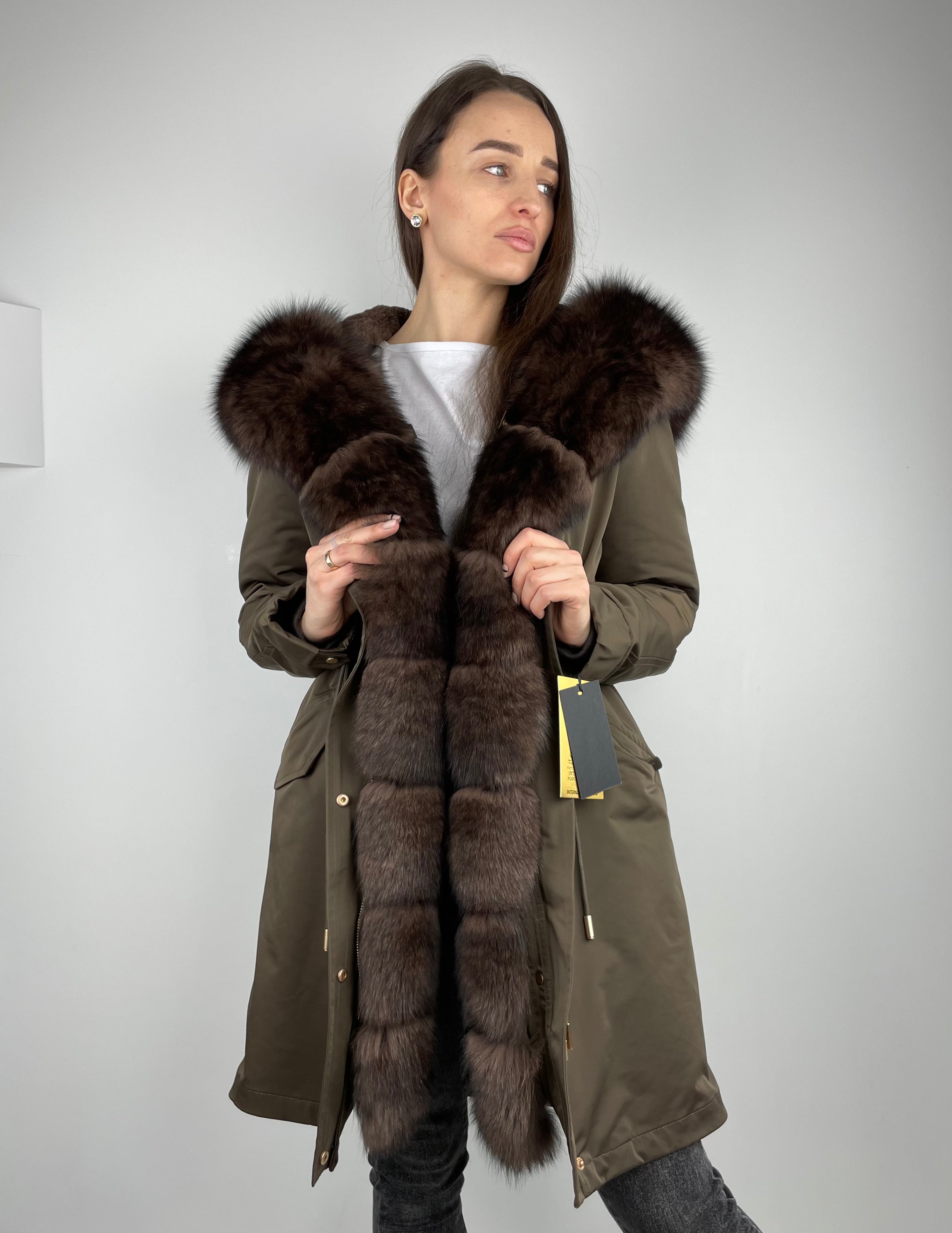 Parka LUX Brown (TT13) / Brown (M3) / Rex 95 cm