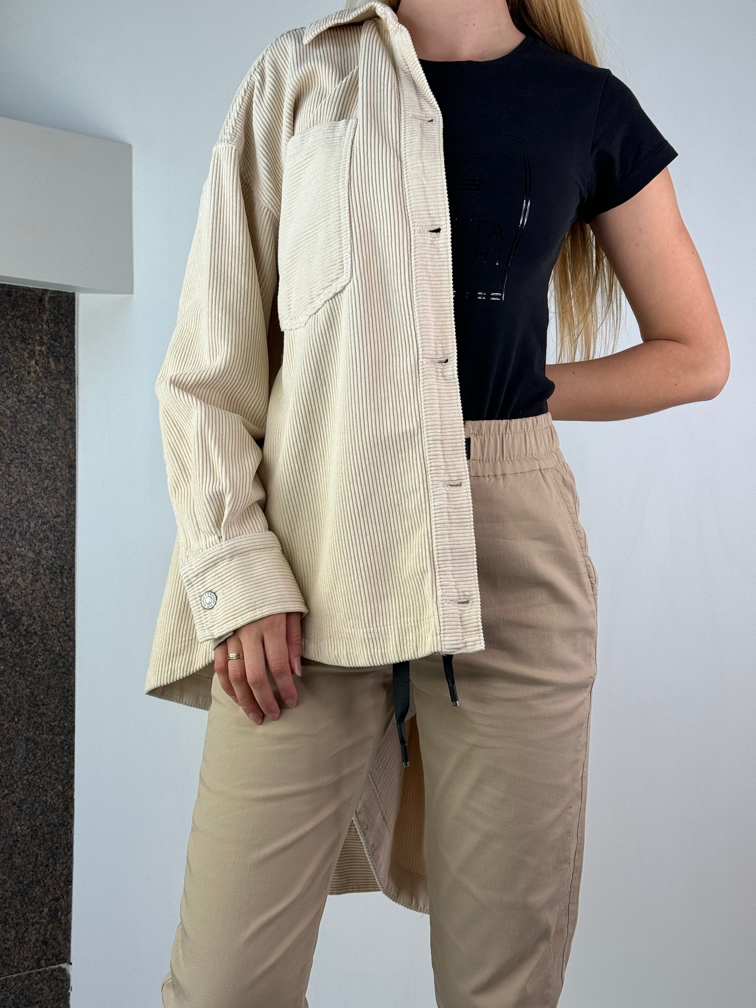 Beigie Micro velvet Shirt