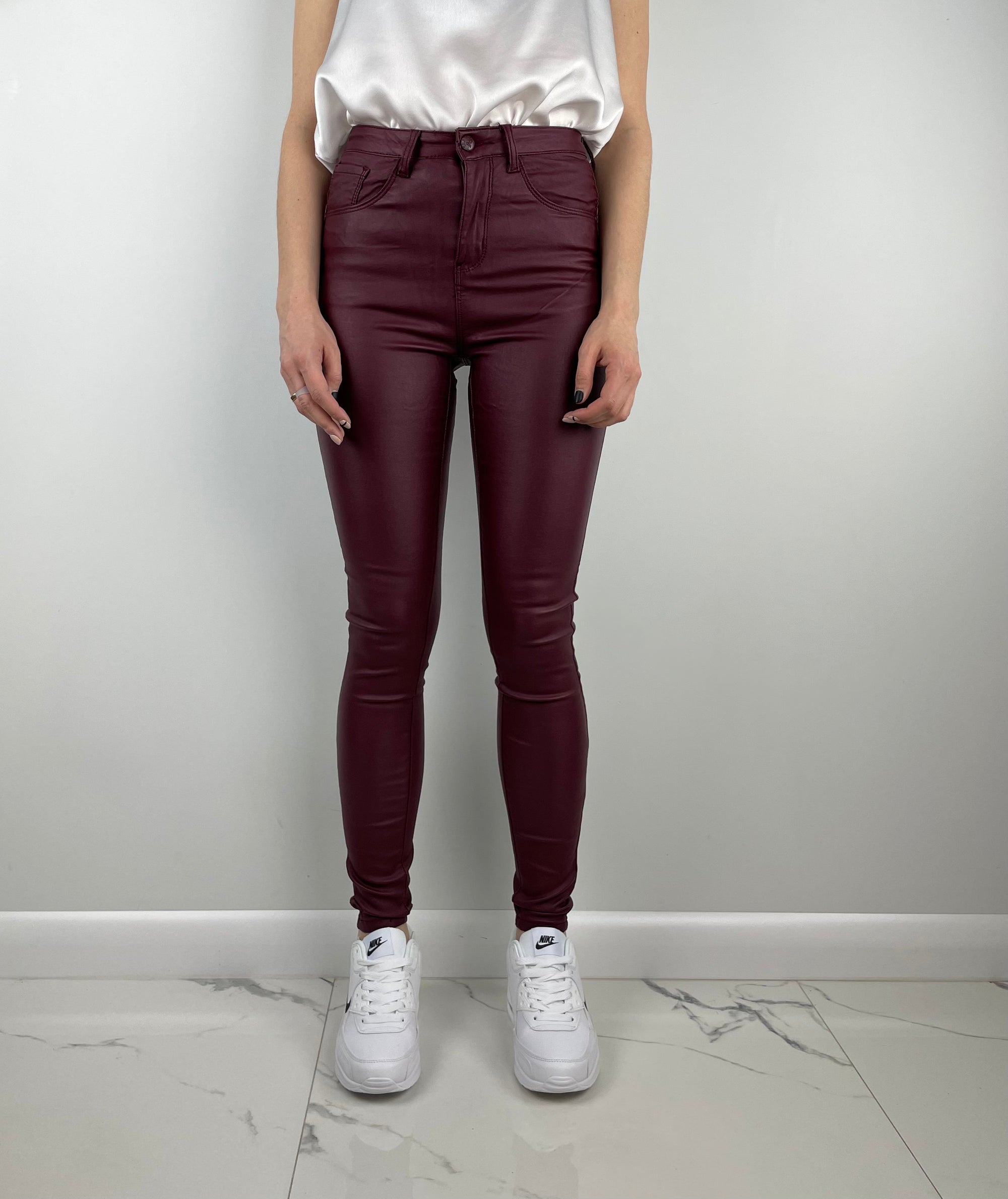 Bordo Eco Leather pants CUDI