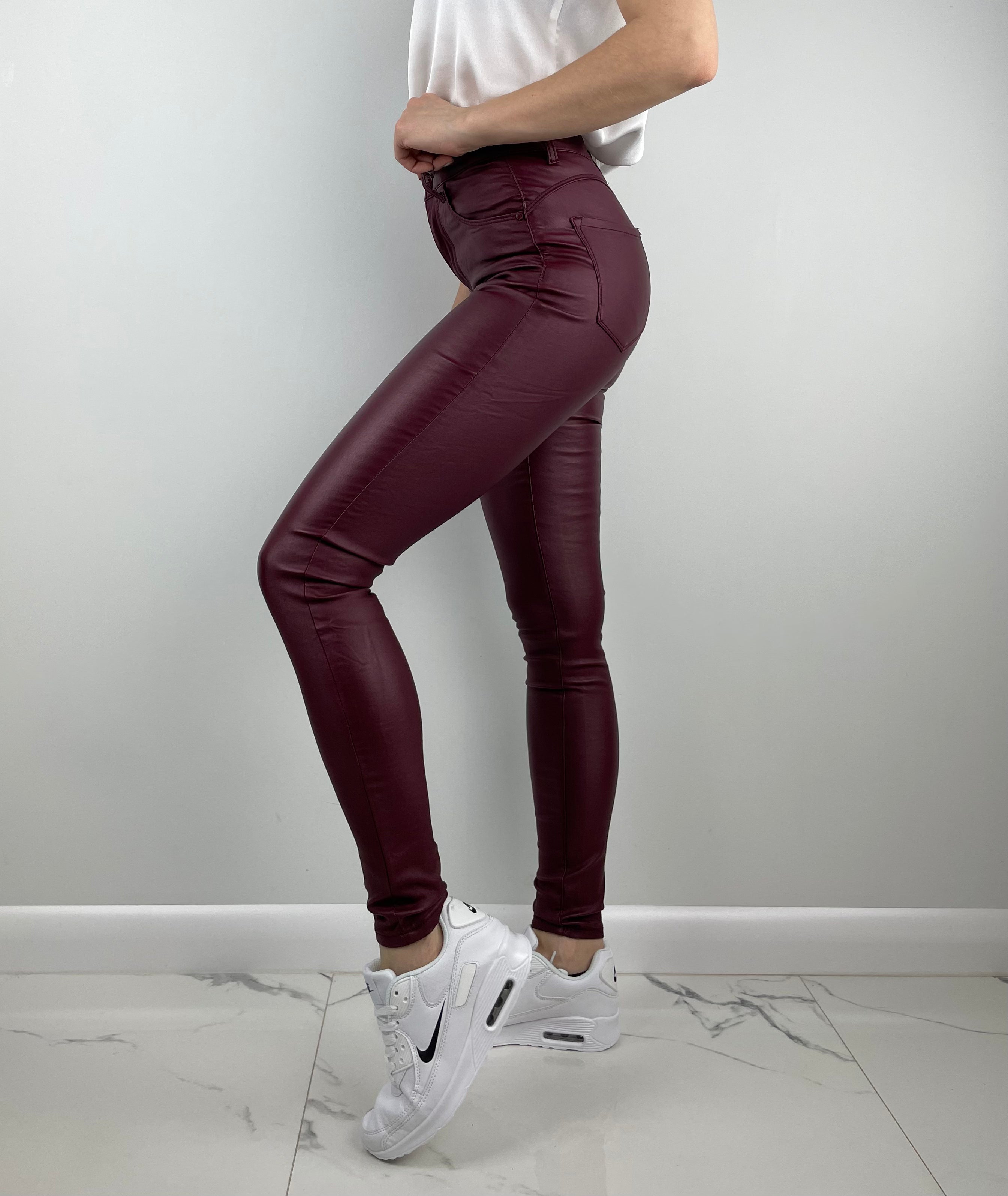 Bordo Eco Leather pants CUDI