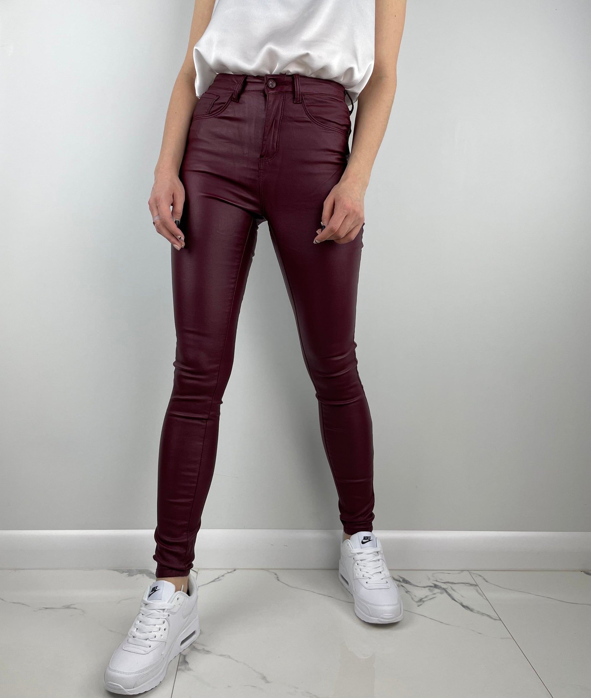 Bordo Eco Leather pants CUDI
