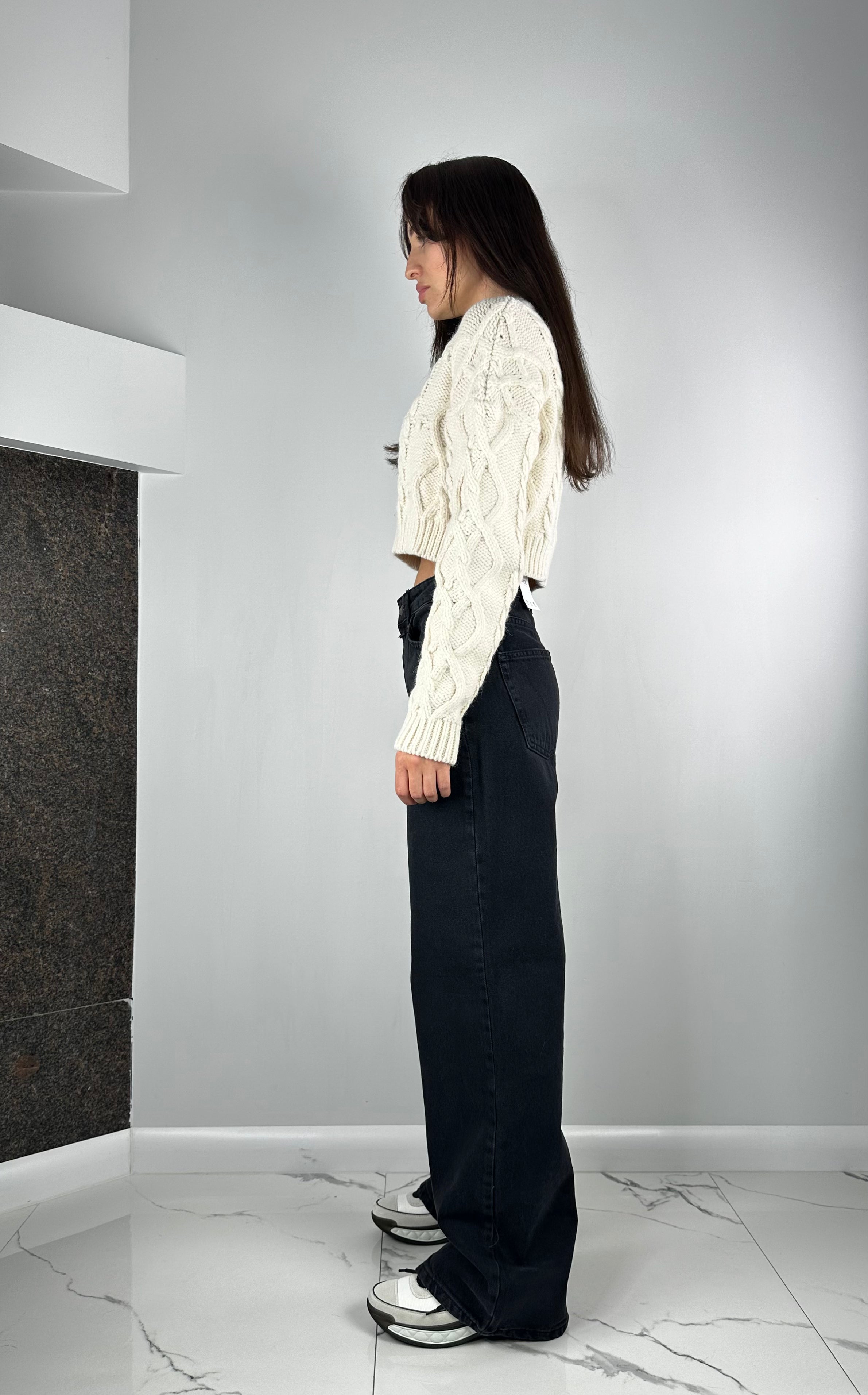 White Pullover Sweater