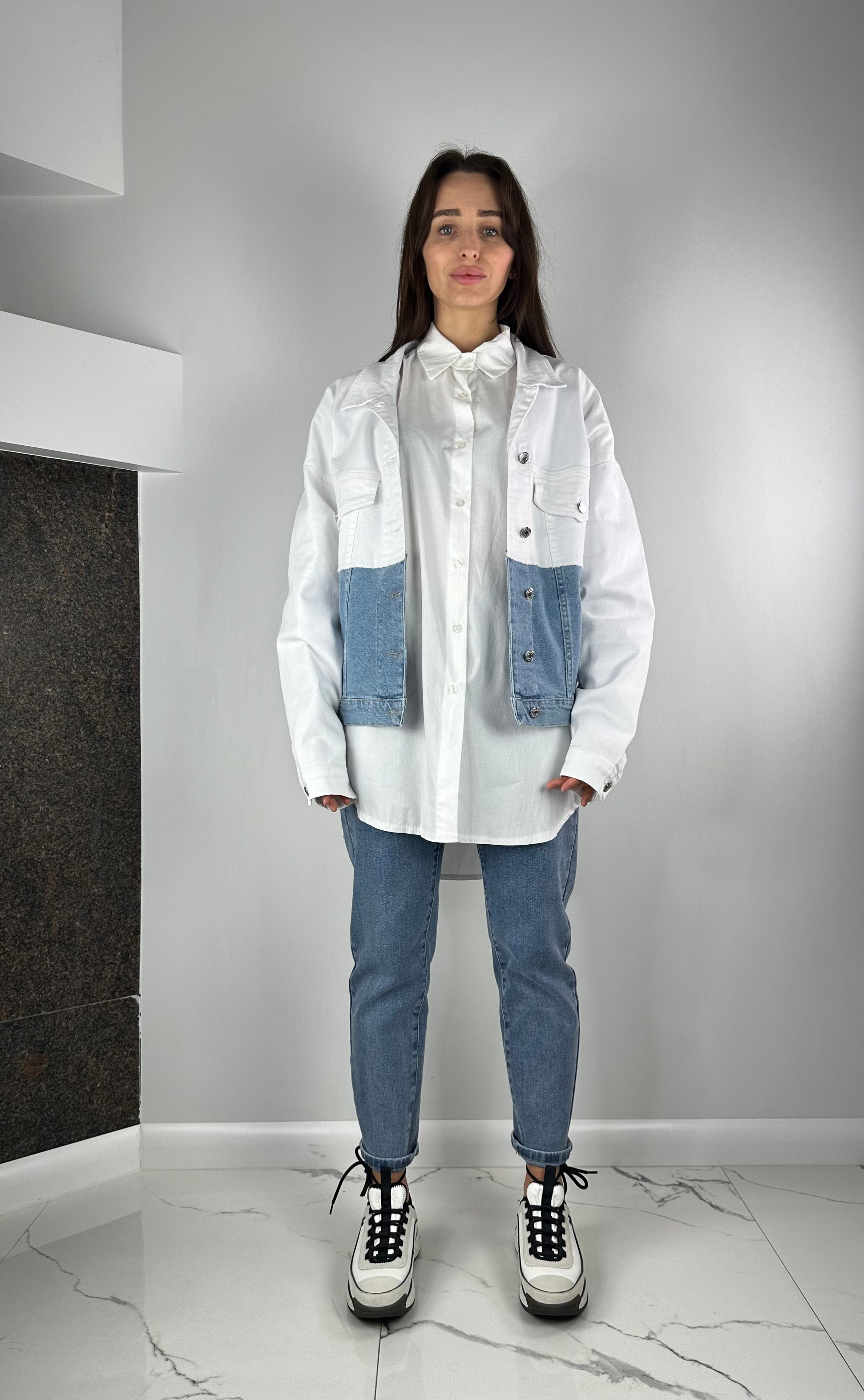 White-Jean jeans jacket