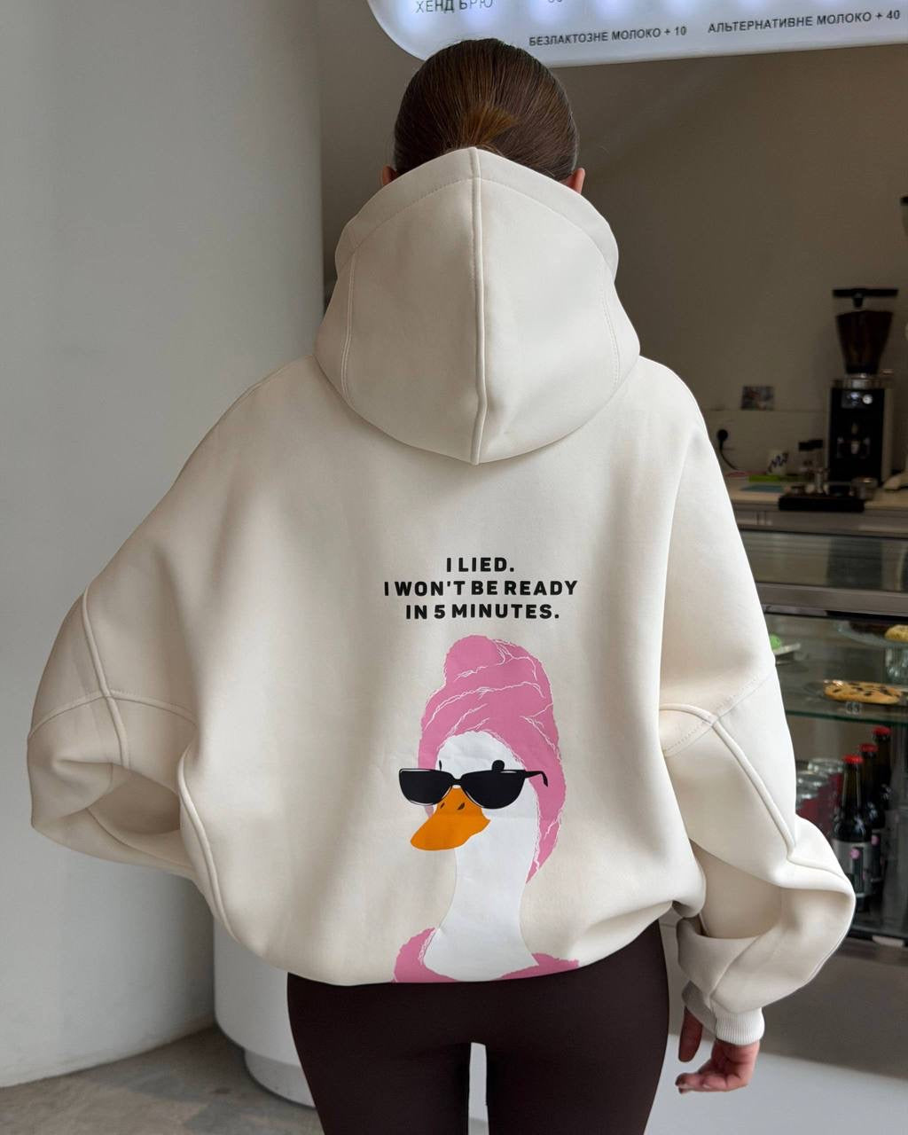 Oversized Hoodie with Print