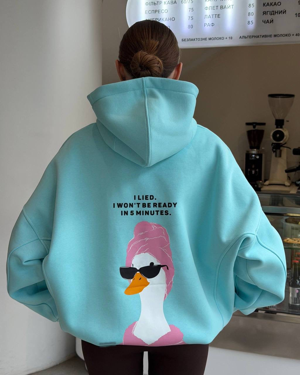 Oversized Hoodie with Print