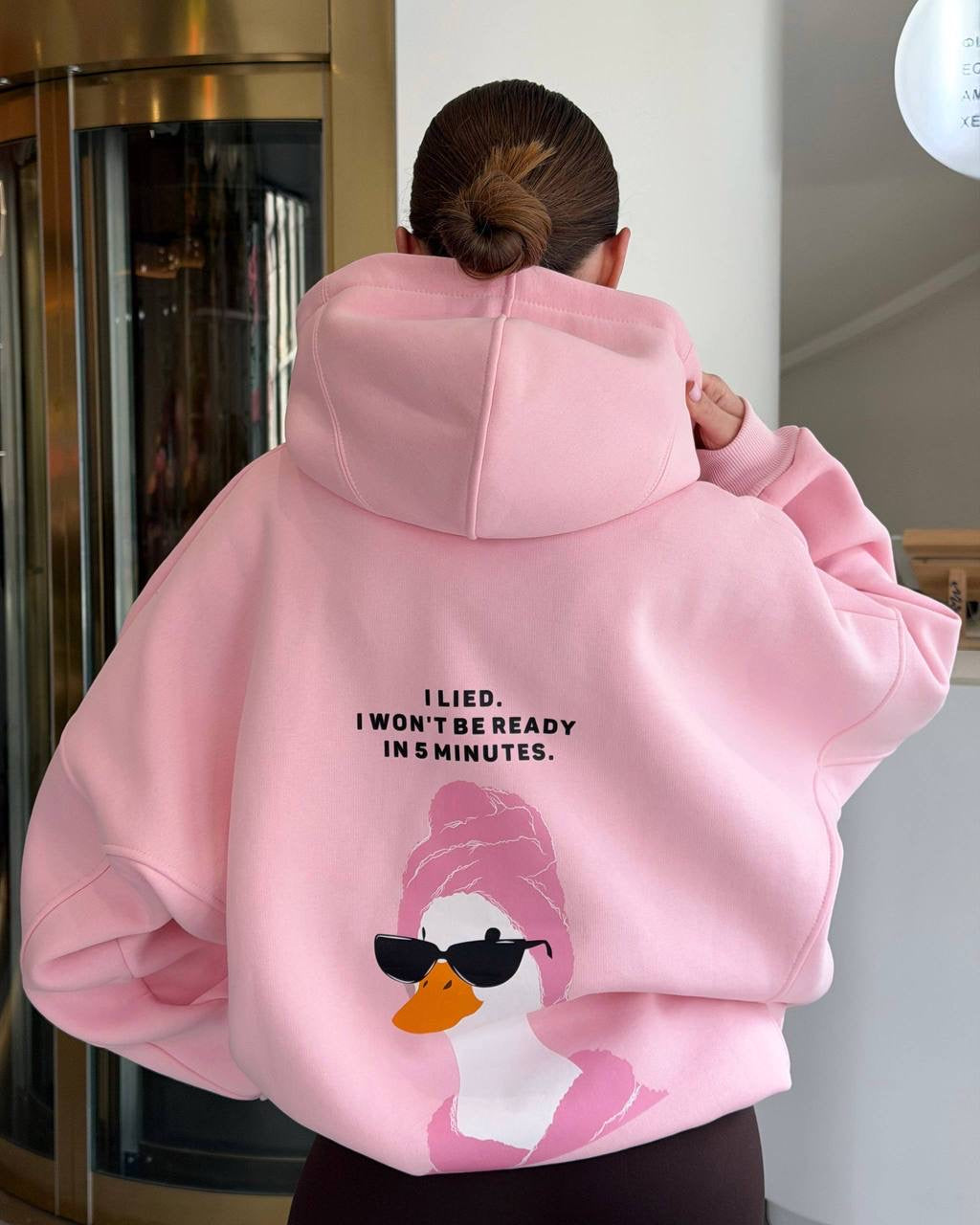 Oversized Hoodie with Print