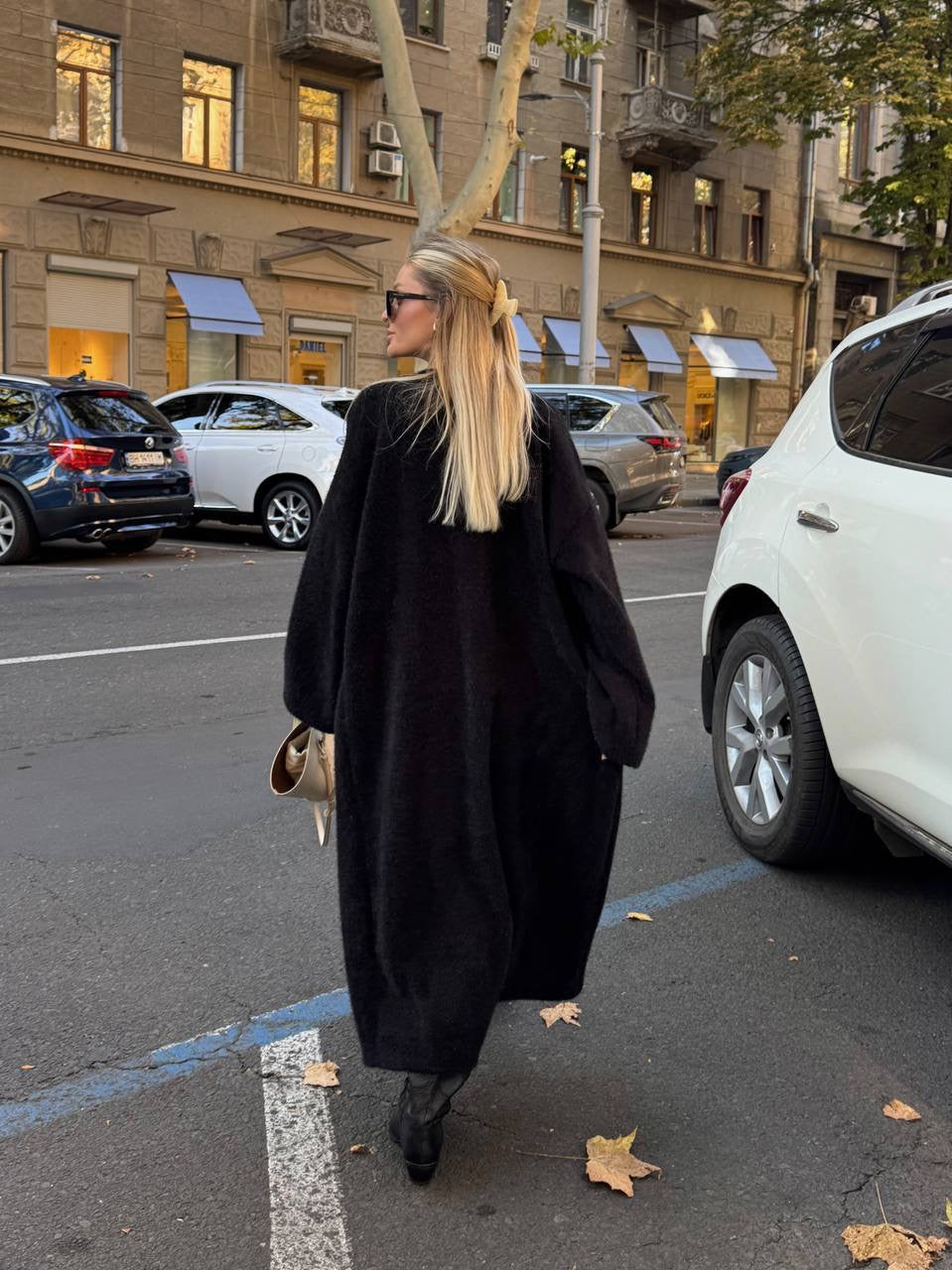 Women’s Long Alpaca Cardigan