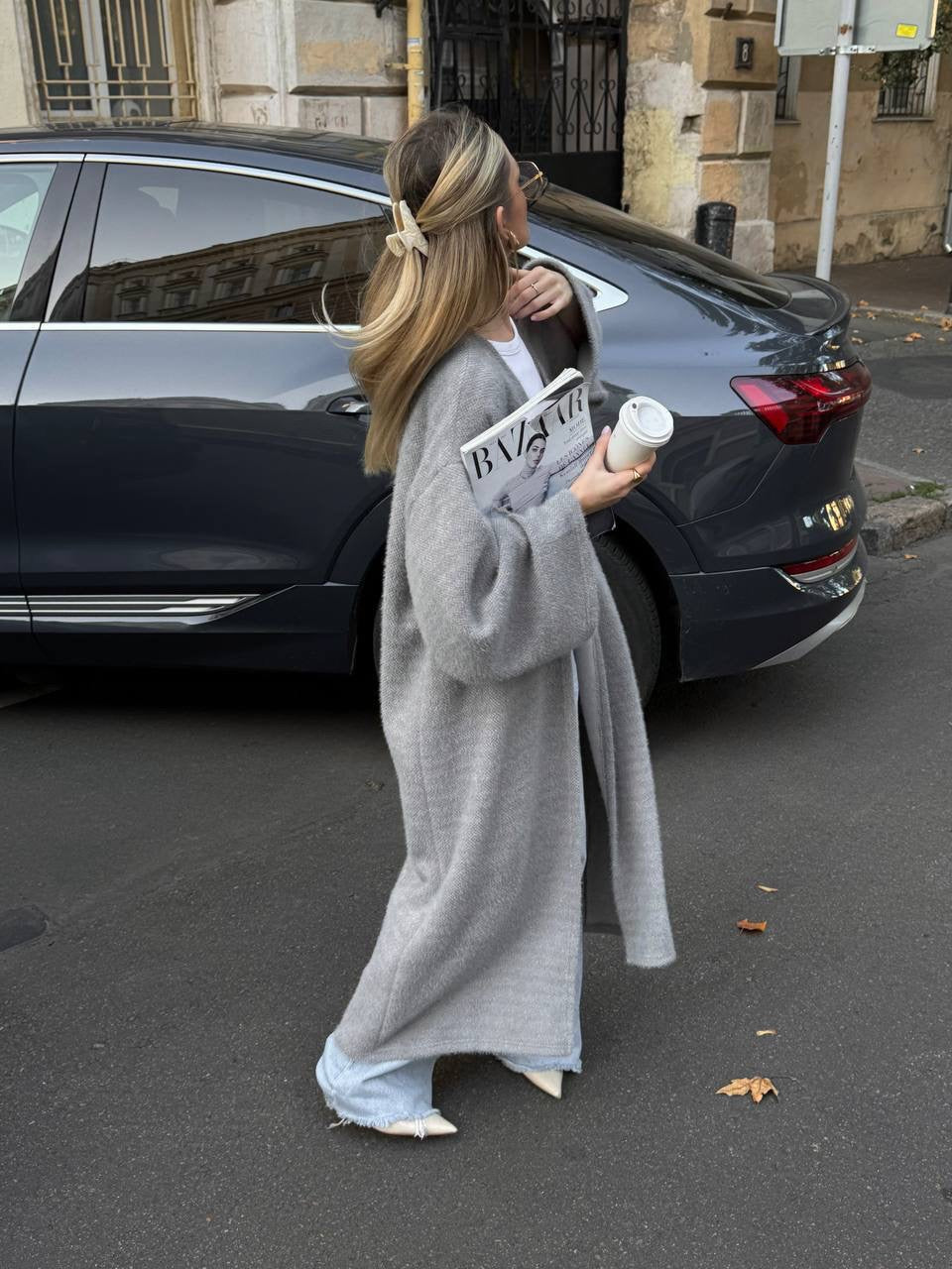 Women’s Long Alpaca Cardigan