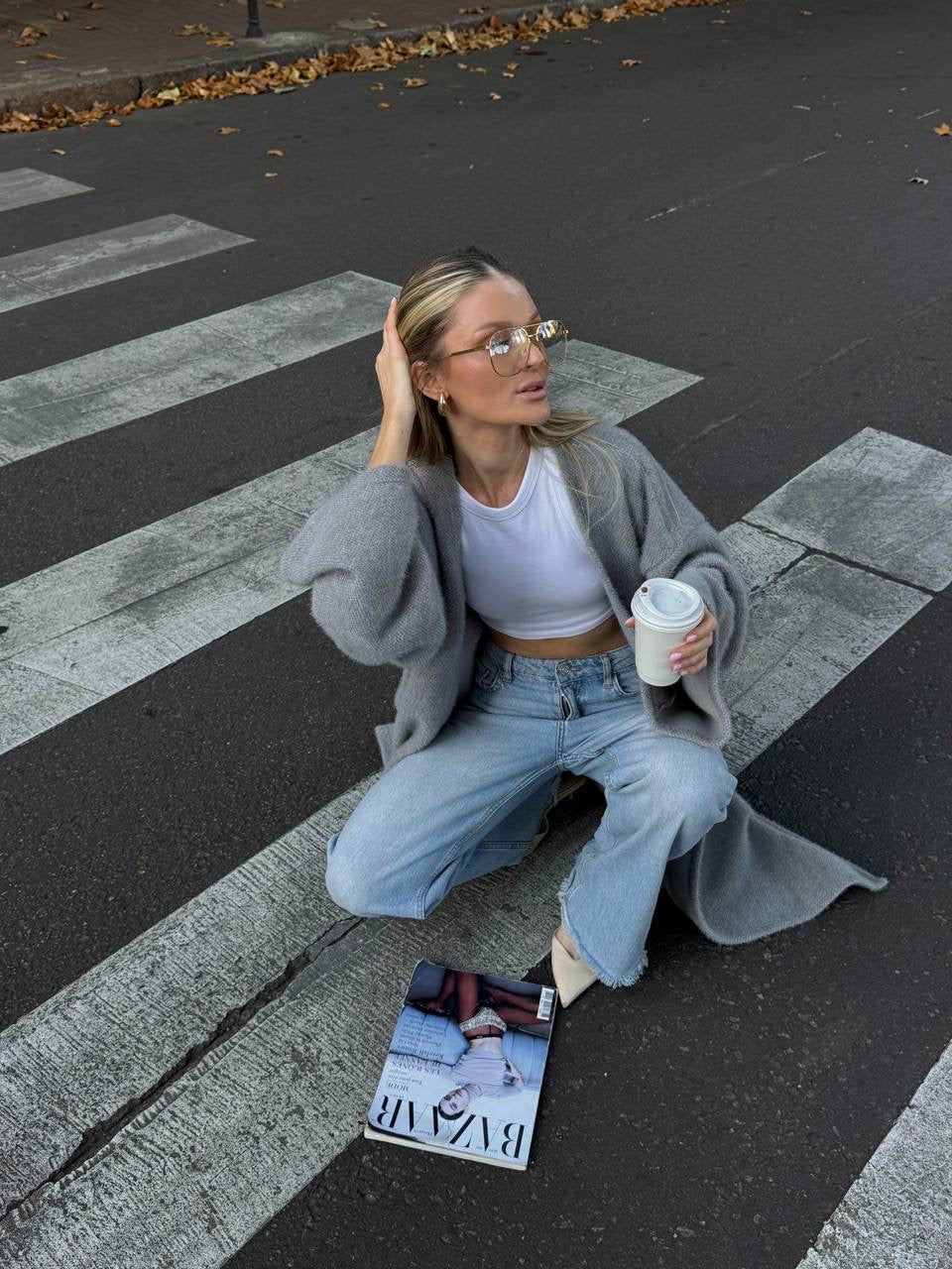 Women’s Long Alpaca Cardigan