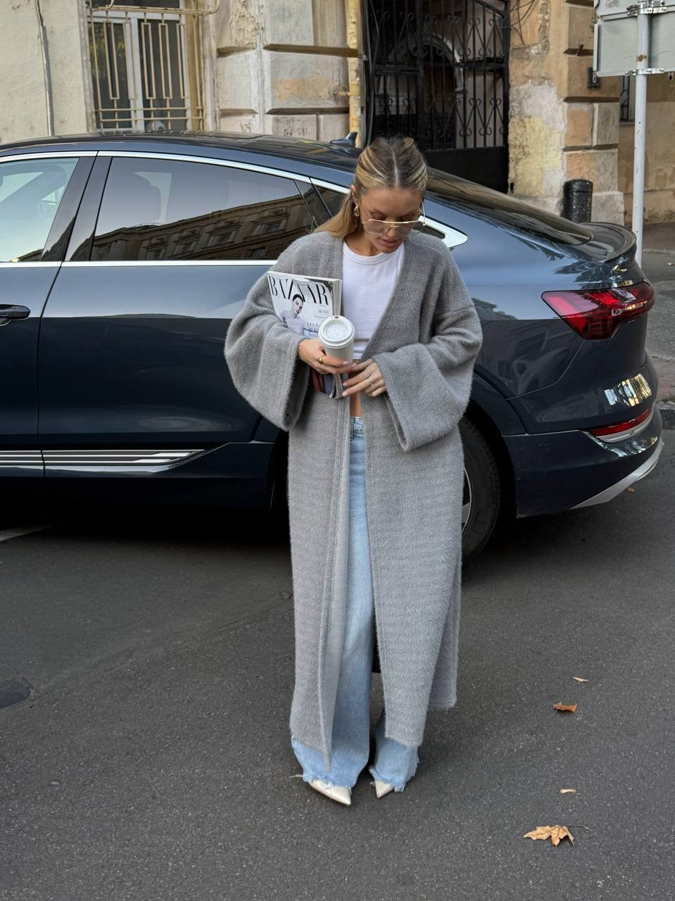 Women’s Long Alpaca Cardigan