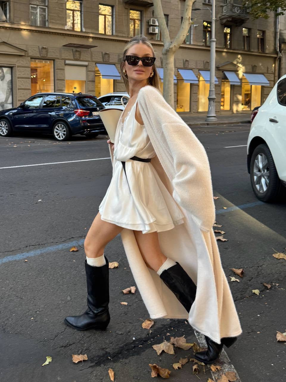 Women’s Long Alpaca Cardigan