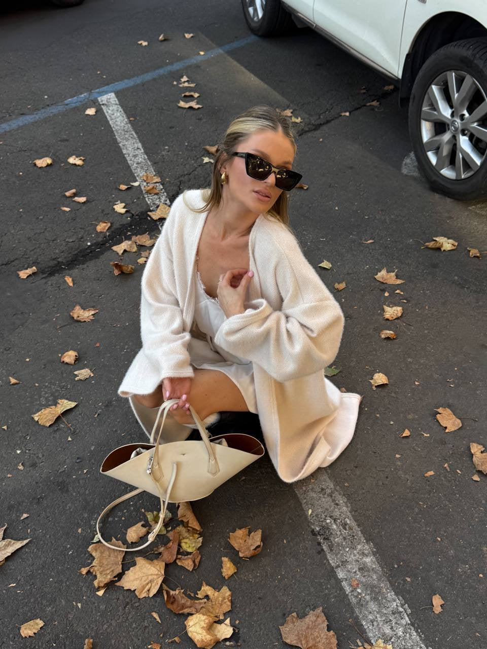 Women’s Long Alpaca Cardigan