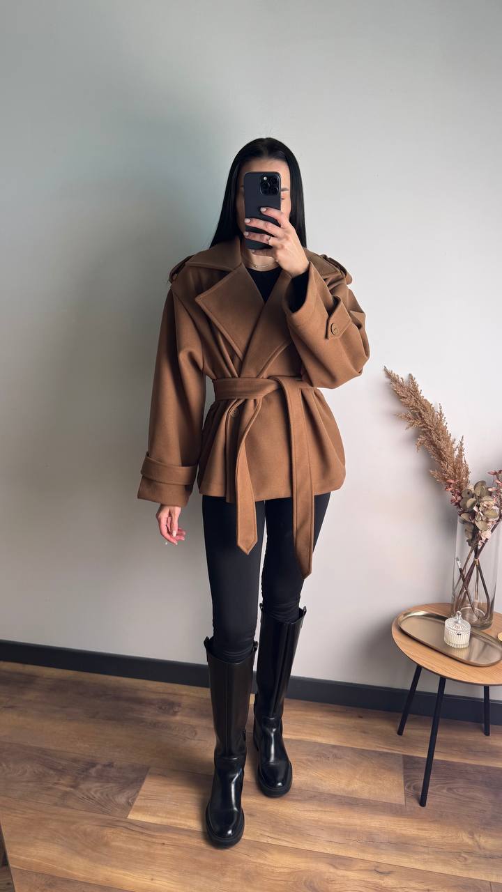 Women’s Oversized Belted Trench Coat