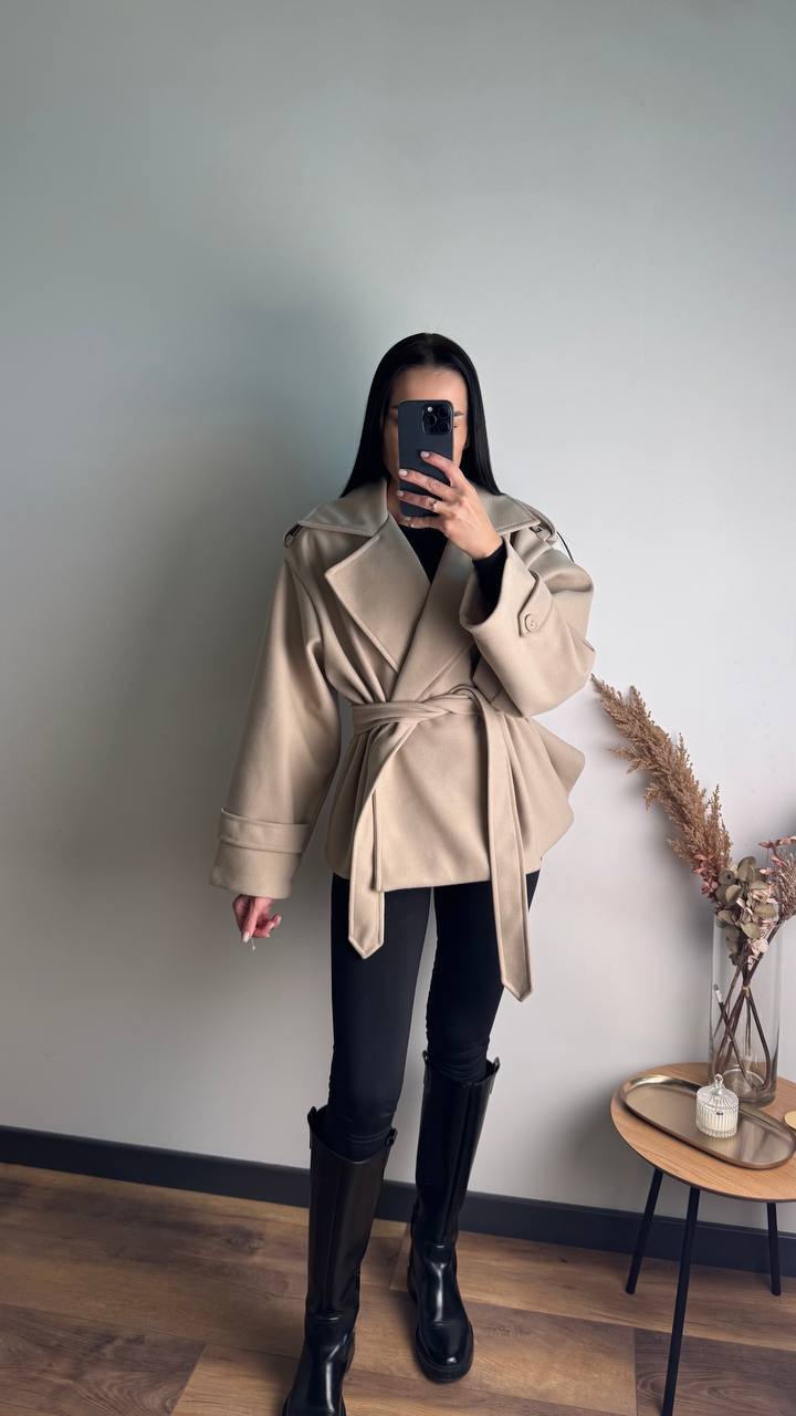 Women’s Oversized Belted Trench Coat