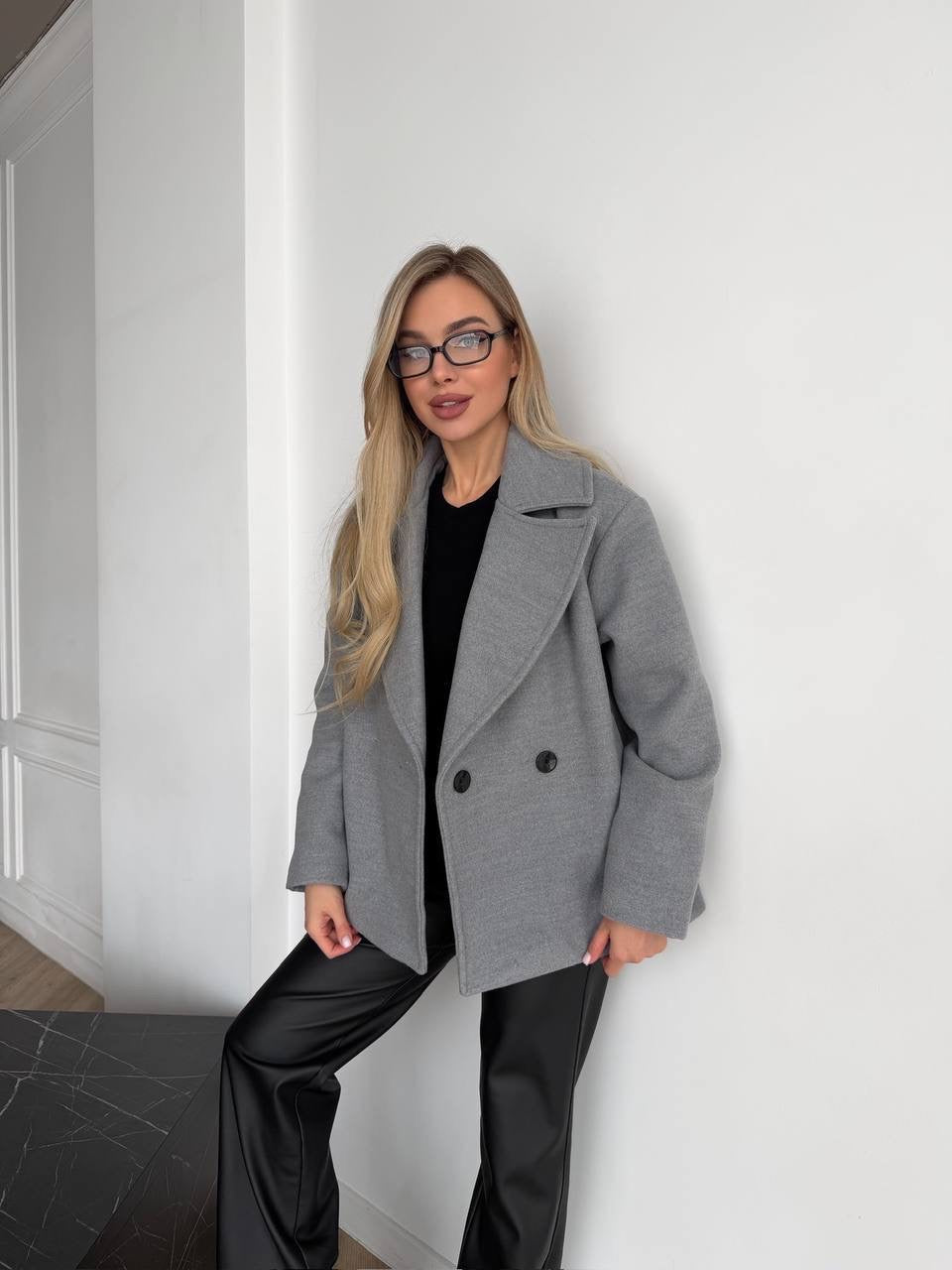 Women’s Short Double-Breasted Coat