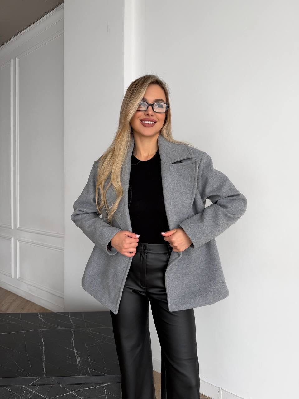 Women’s Short Double-Breasted Coat