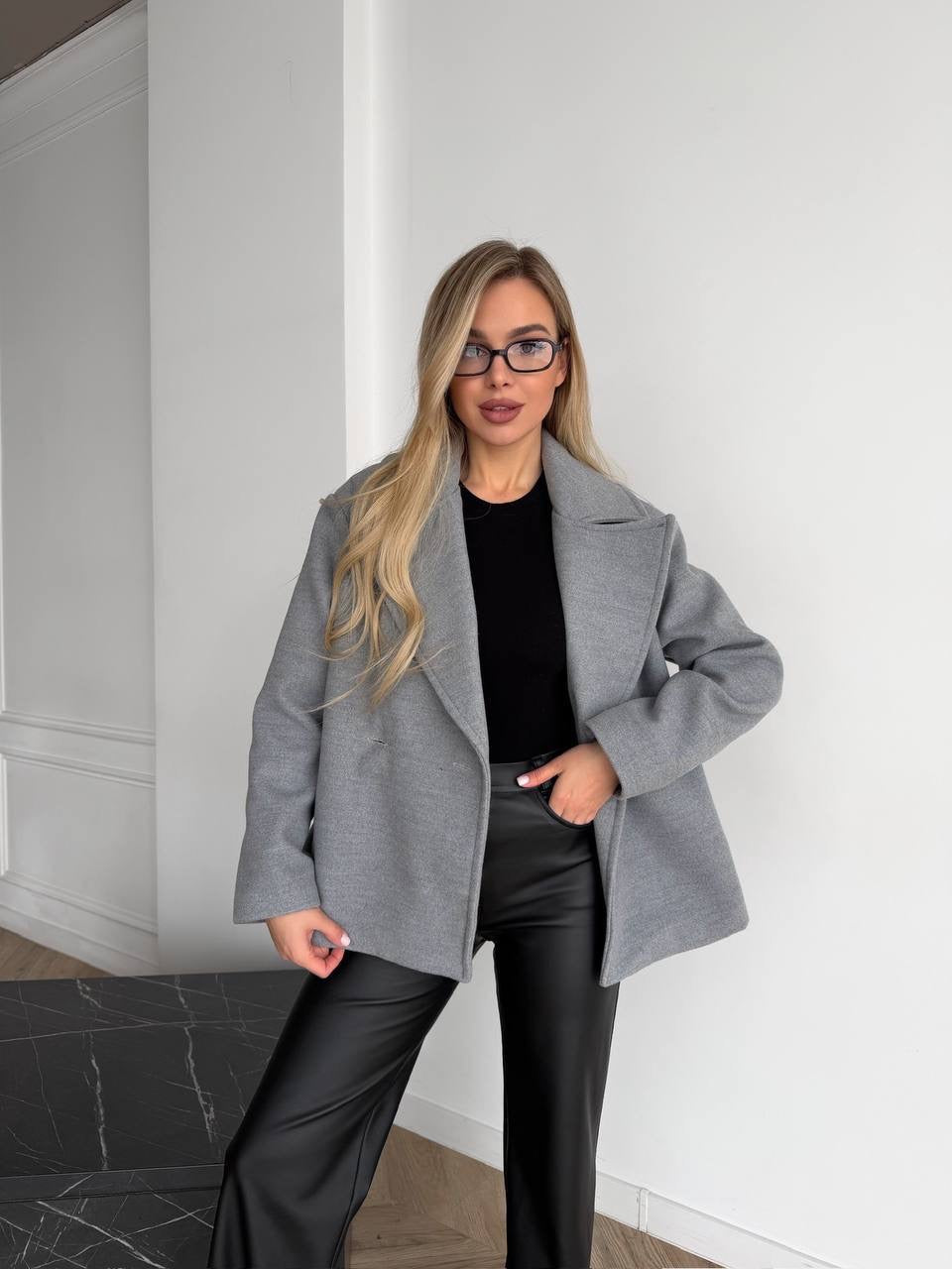 Women’s Short Double-Breasted Coat