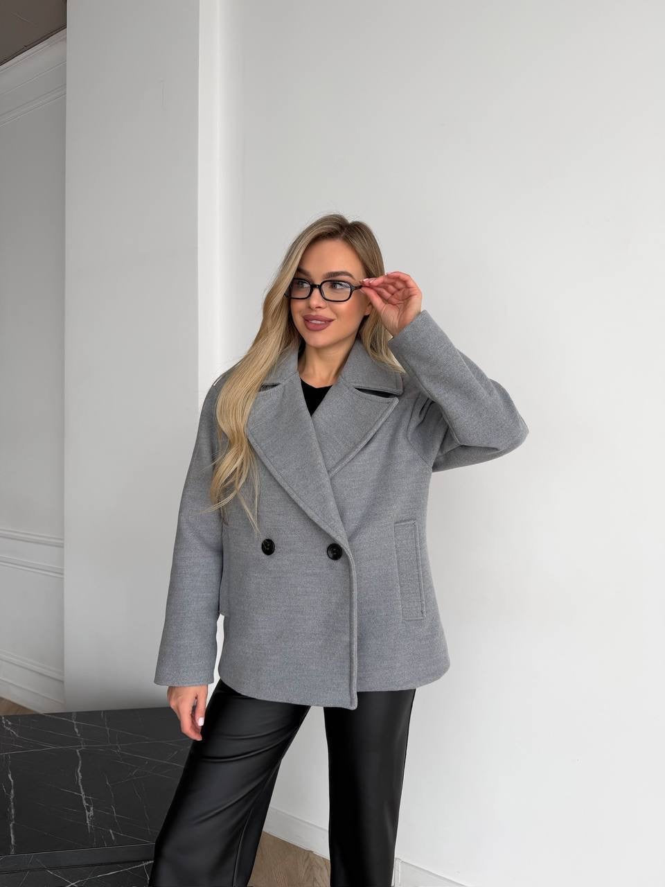 Women’s Short Double-Breasted Coat