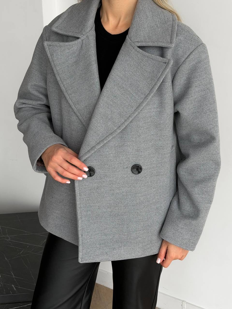 Women’s Short Double-Breasted Coat